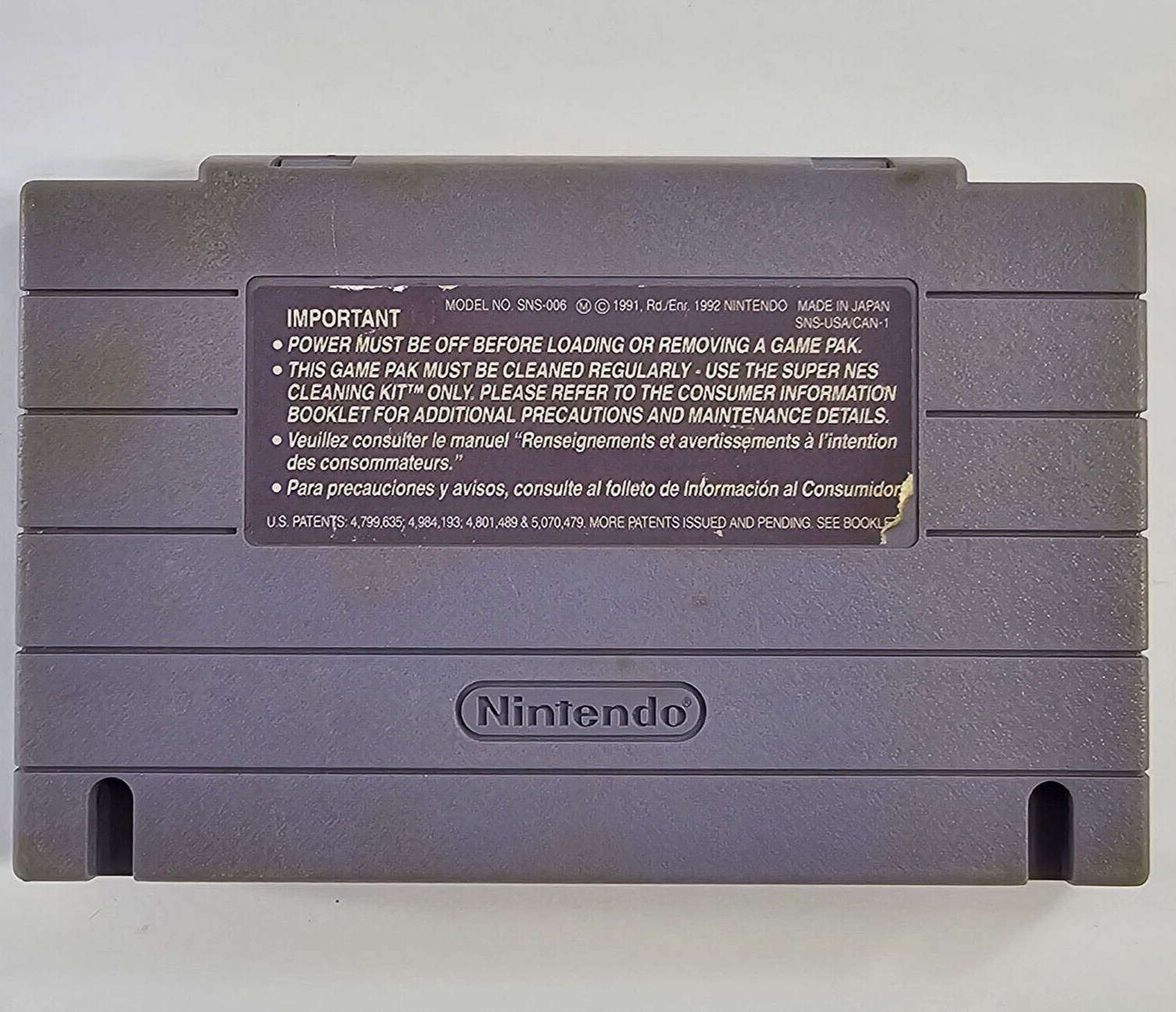 Aero the Acro-Bat (Super Nintendo, 1993) Game Cartridge - Tested and Working