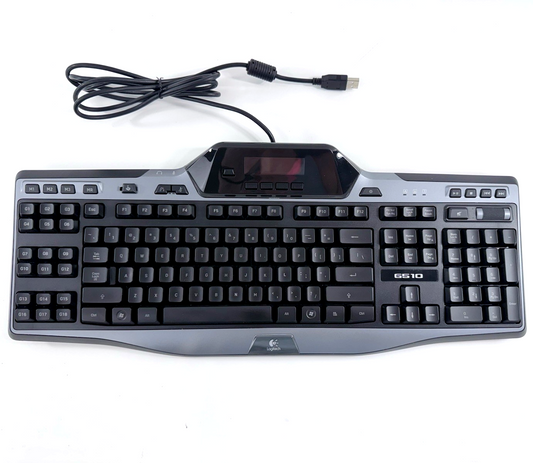 Logitech G510 Y-U0010 Wired USB Gaming Keyboard - Tested And Working
