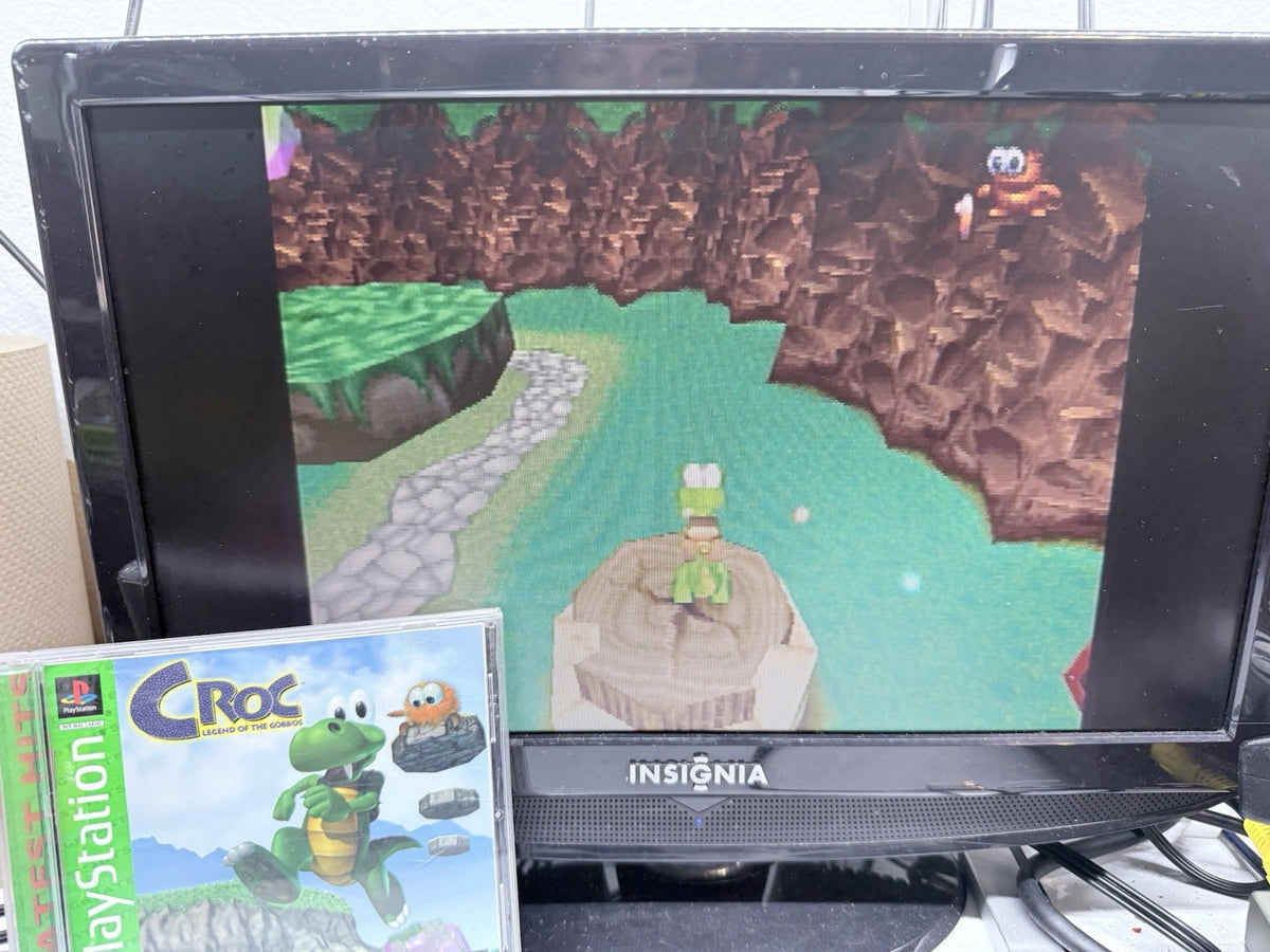 Croc: Legend of the Gobbos (PlayStation 1, 1998) Game Case Manual Registration
