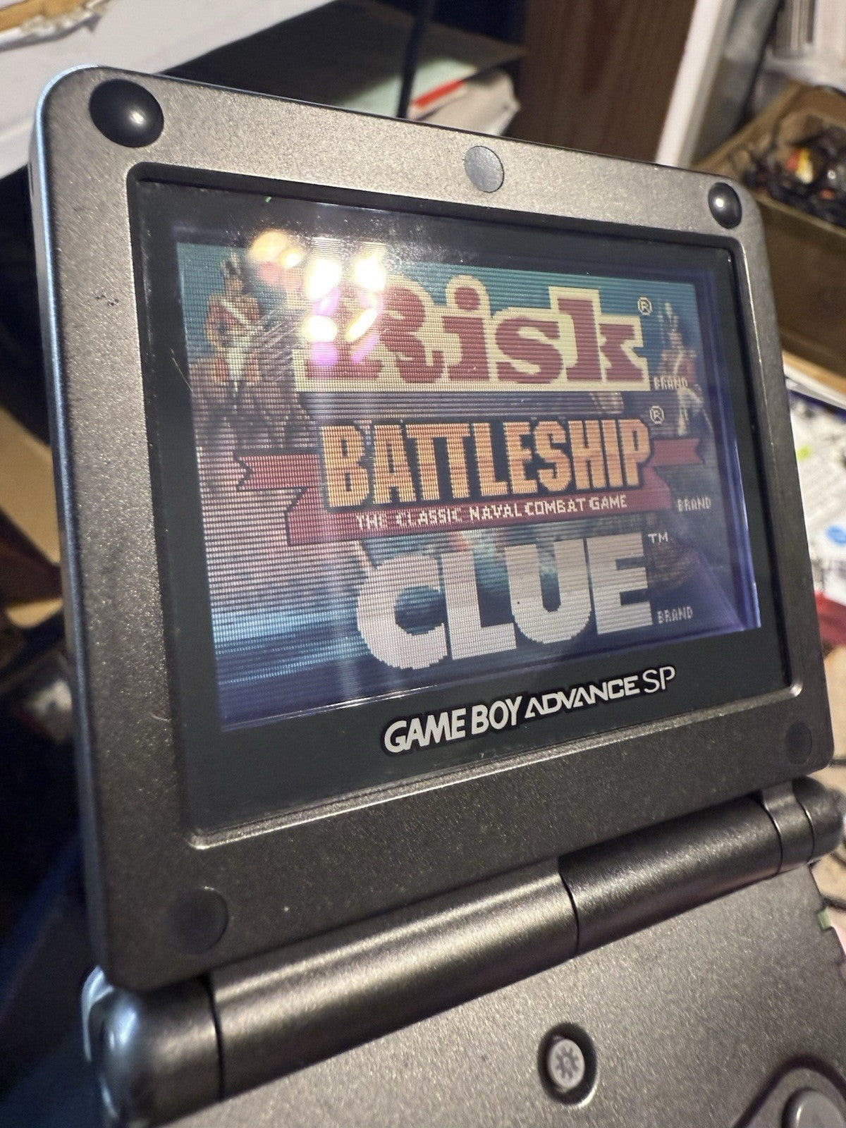 Battleship Risk Clue (GameBoy Advance, 2005) Game Cartridge - Tested