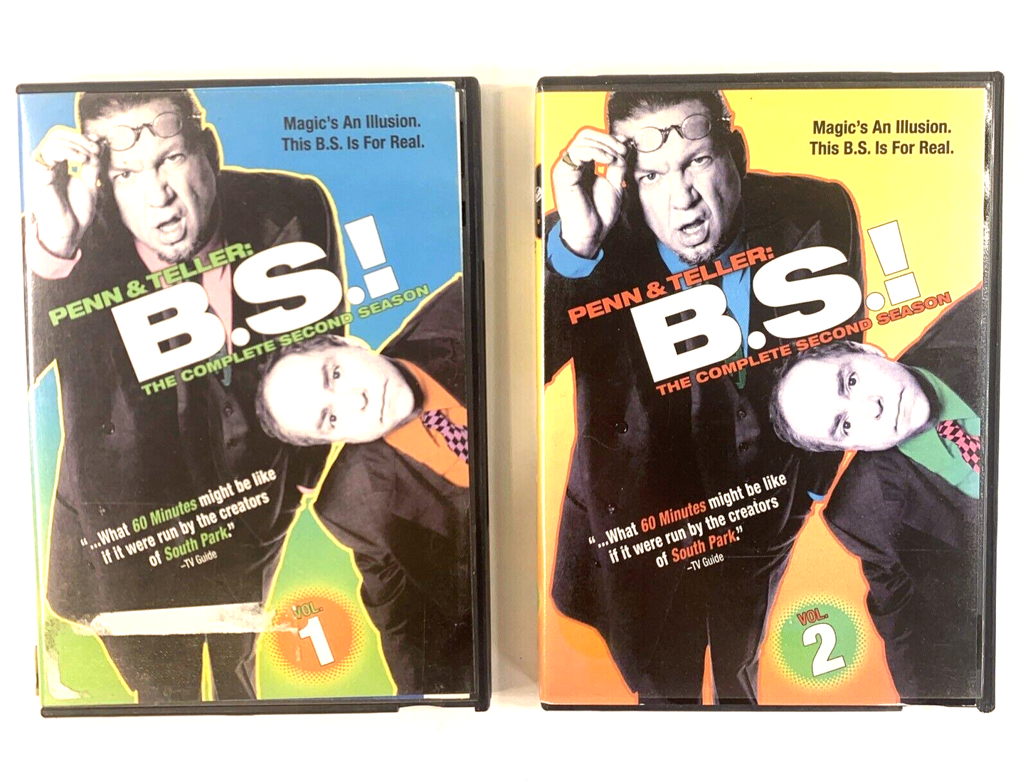 Penn  Teller: B.S. - The Complete Second Season, Vol. 1 And 2 (DVD bundle)