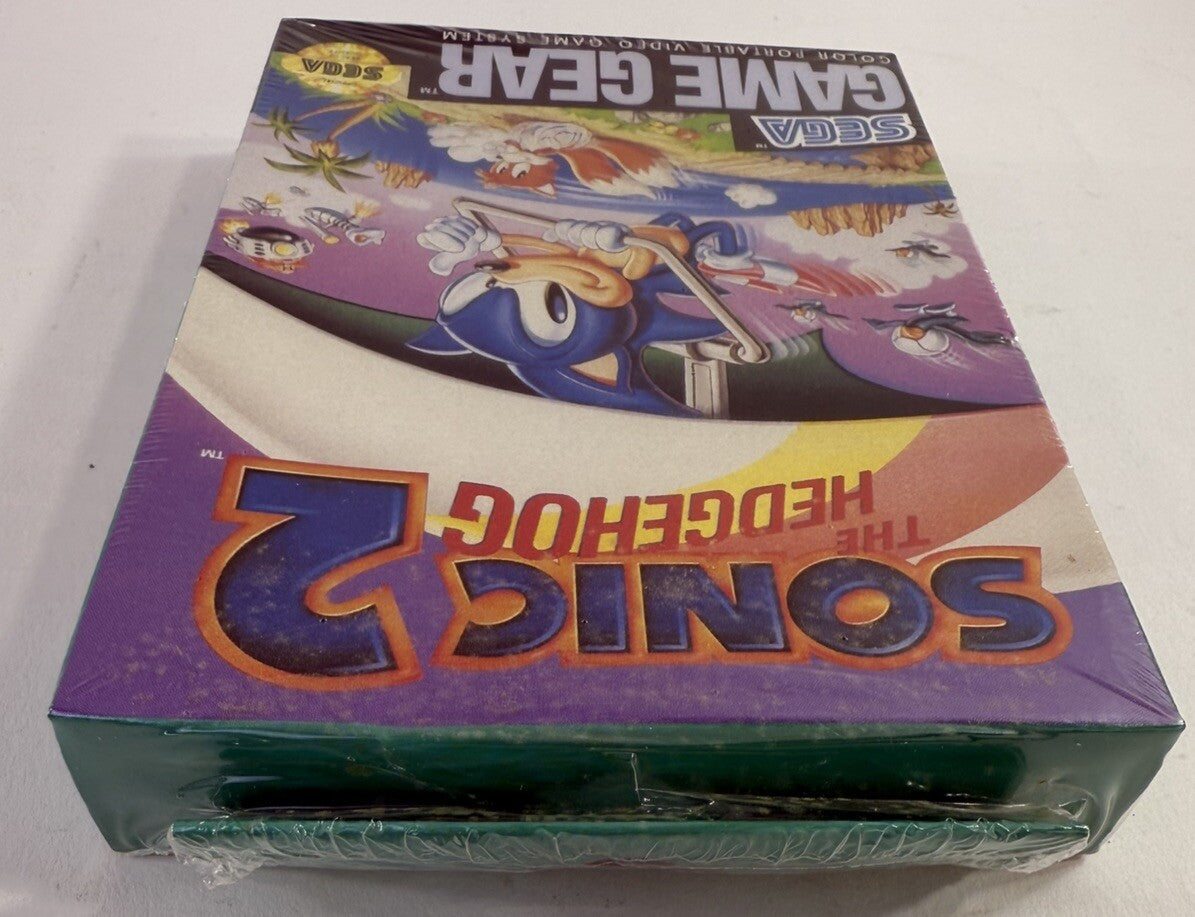 Sonic the Hedgehog 2 (Sega Game Gear, 1992) New, Factory Sealed