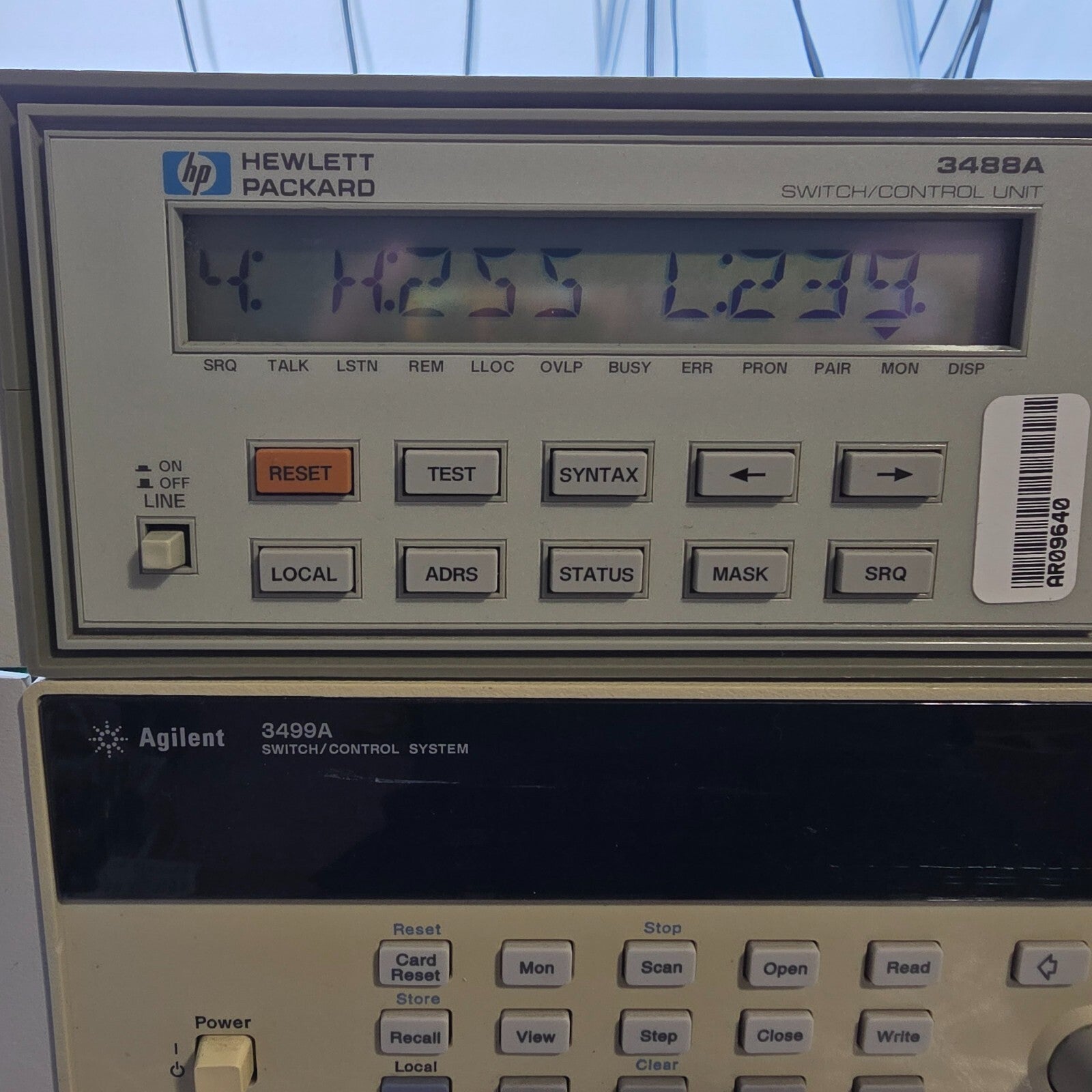 HP Agilent 44474A Digital Input/Output Switch Module - Tested and Working (1190)