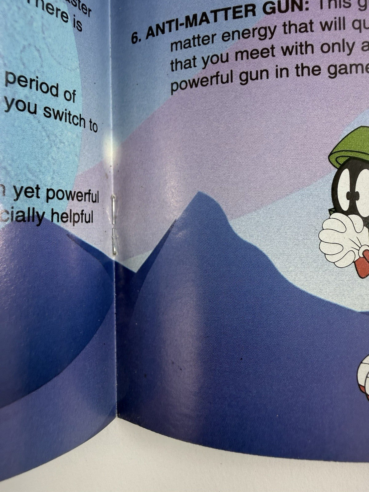 Sunsoft 1993 Daffy Duck The Marvin Missions Instructional Manual SNS-YF-USA