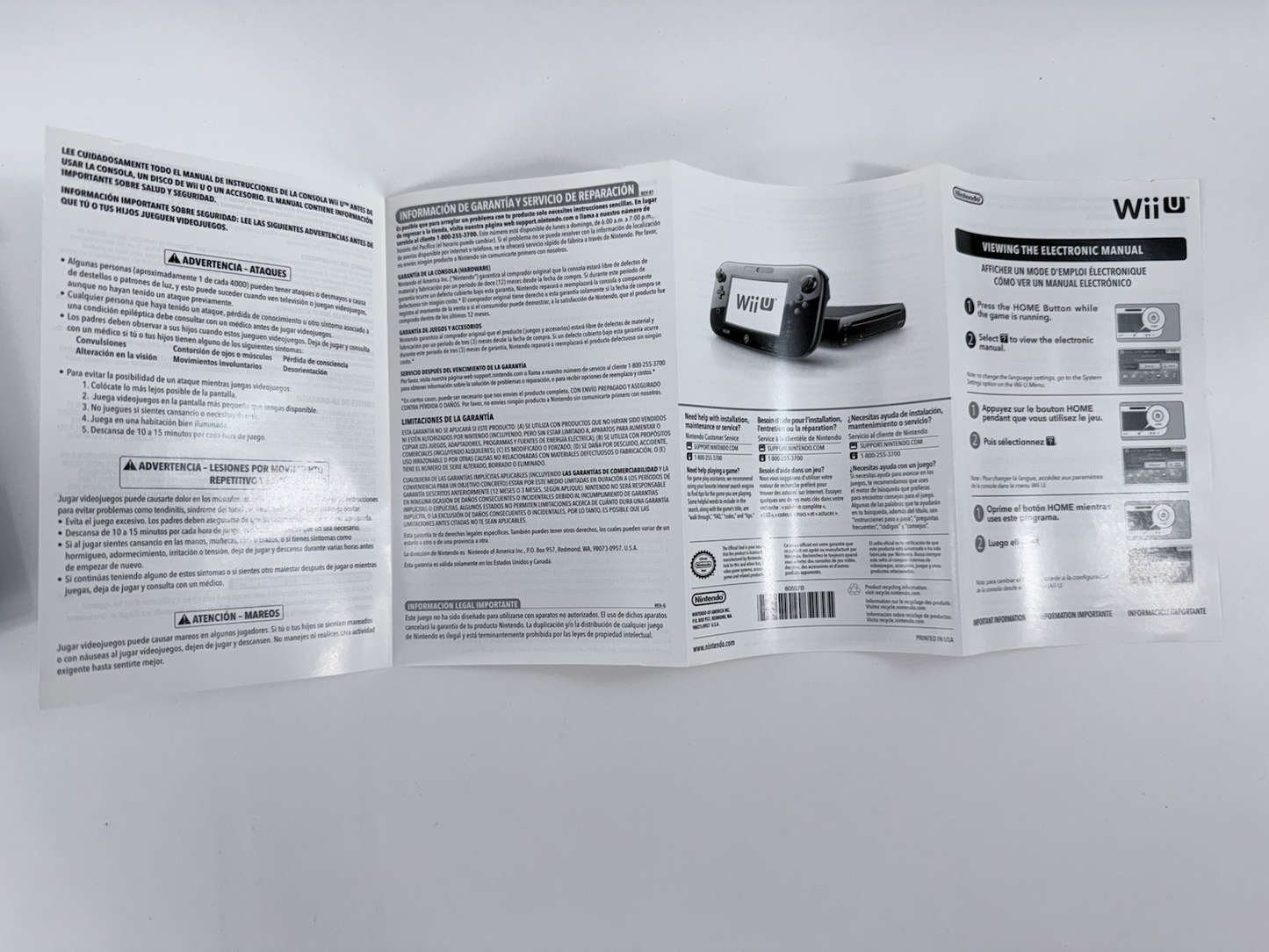 Splatoon (Nintendo Wii U, 2015) Game Case Manual - Tested and Working