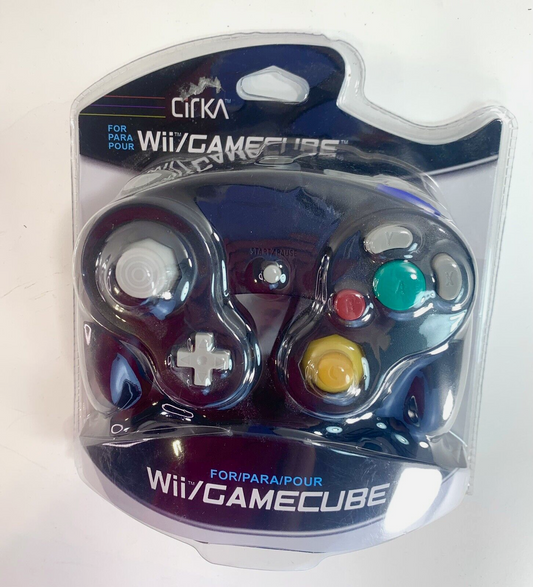 Cirka M05819-BK Black Wired Controller for GameCube/Nintendo Wii - New