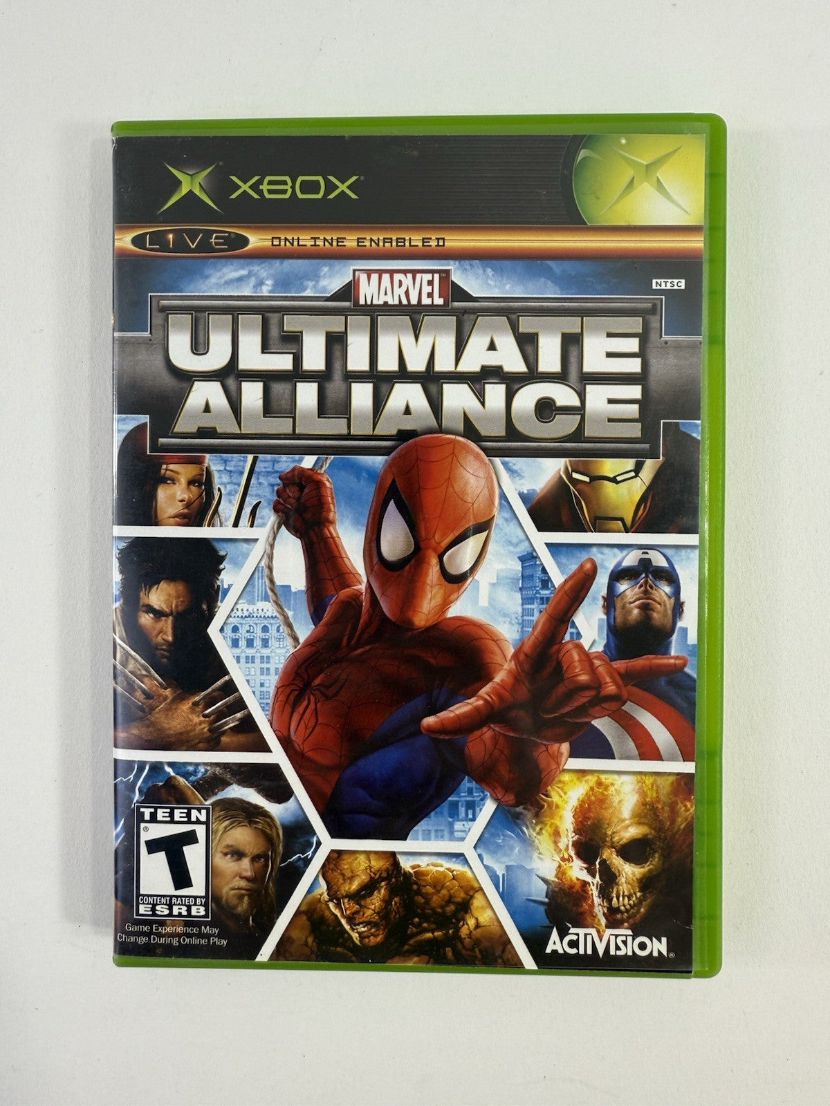 Marvel: Ultimate Alliance (Microsoft Xbox, 2006) Game Case Manual - Tested
