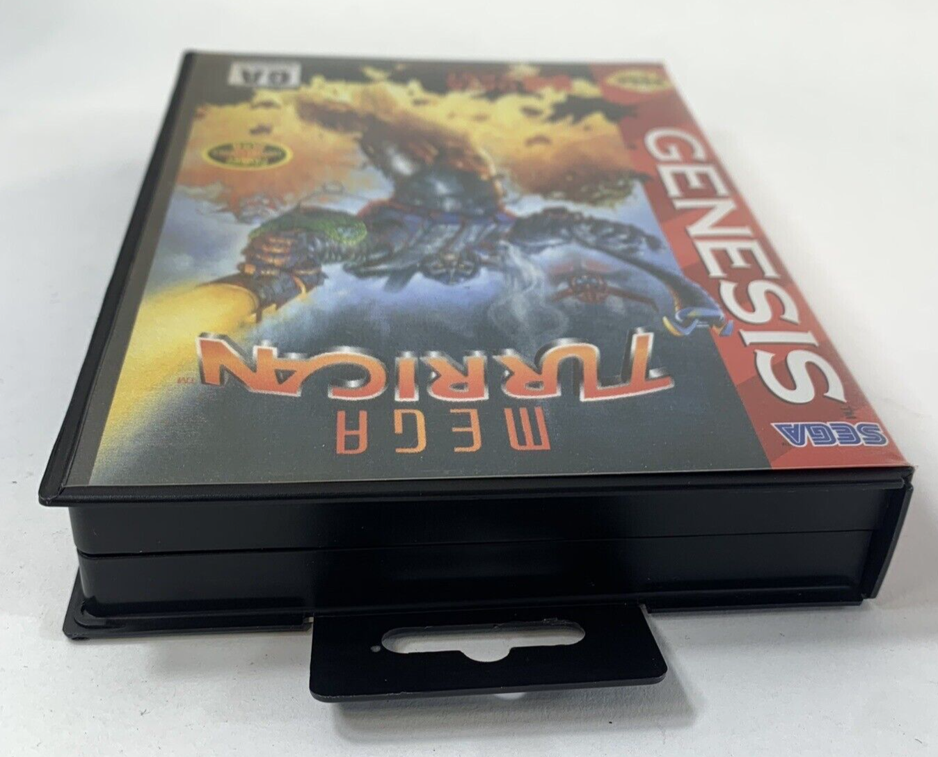 Mega Turrican (Sega Genesis, 1994) Game Case Manual Registration - Tested