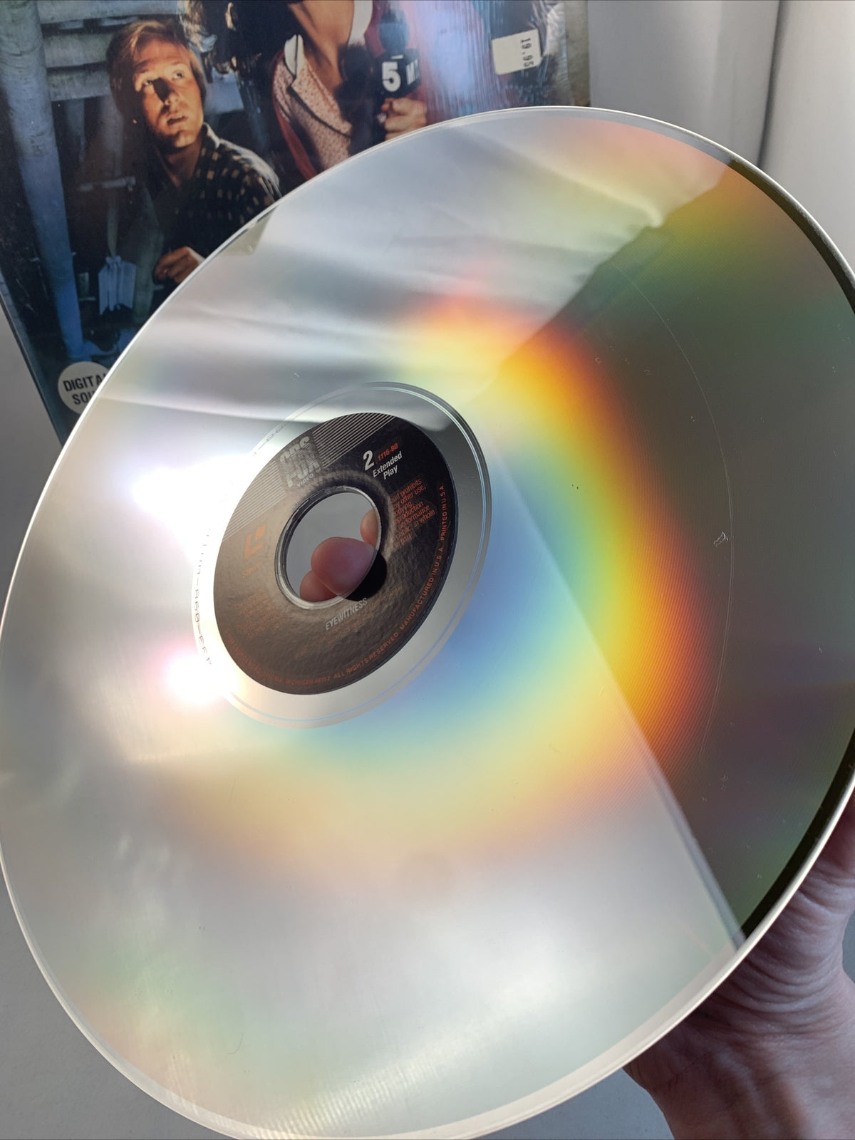 Laserdisc Eyewitness 1981 William Hurt Sigourney Weaver Christopher Plummer R