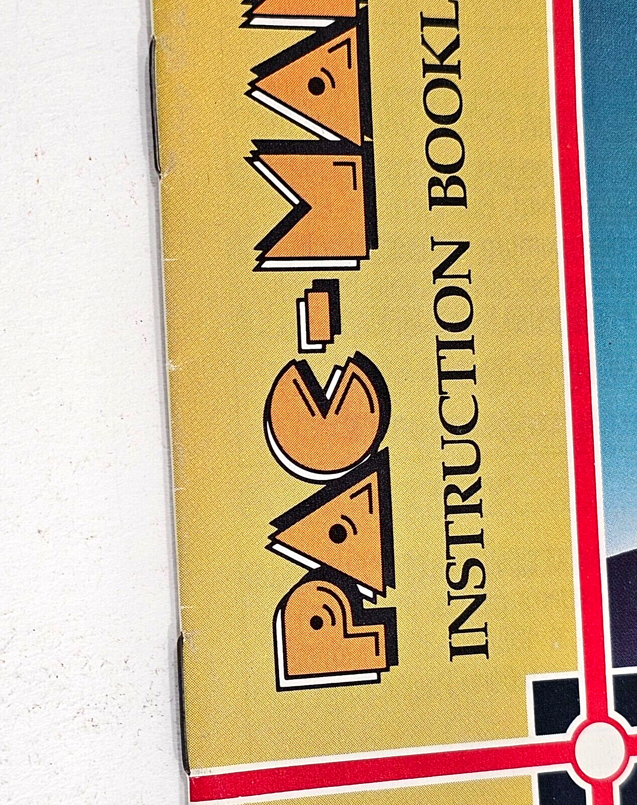 PAC-MAN (Nintendo Entertainment System, 1990) Gold Instruction Booklet Only