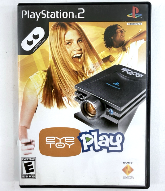 Eye Toy Play (PlayStation 2, 2003) Game, Case, Manual - No Camera - Tested