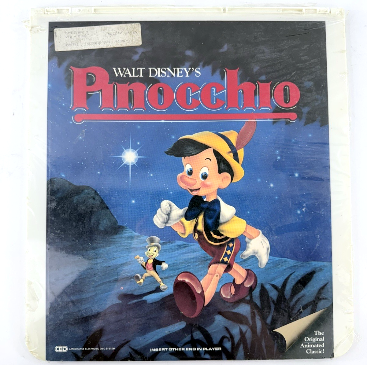Pinocchio (CED VideoDisc Films) Treasure Island, The Shaggy Dog, Cartoon Parade