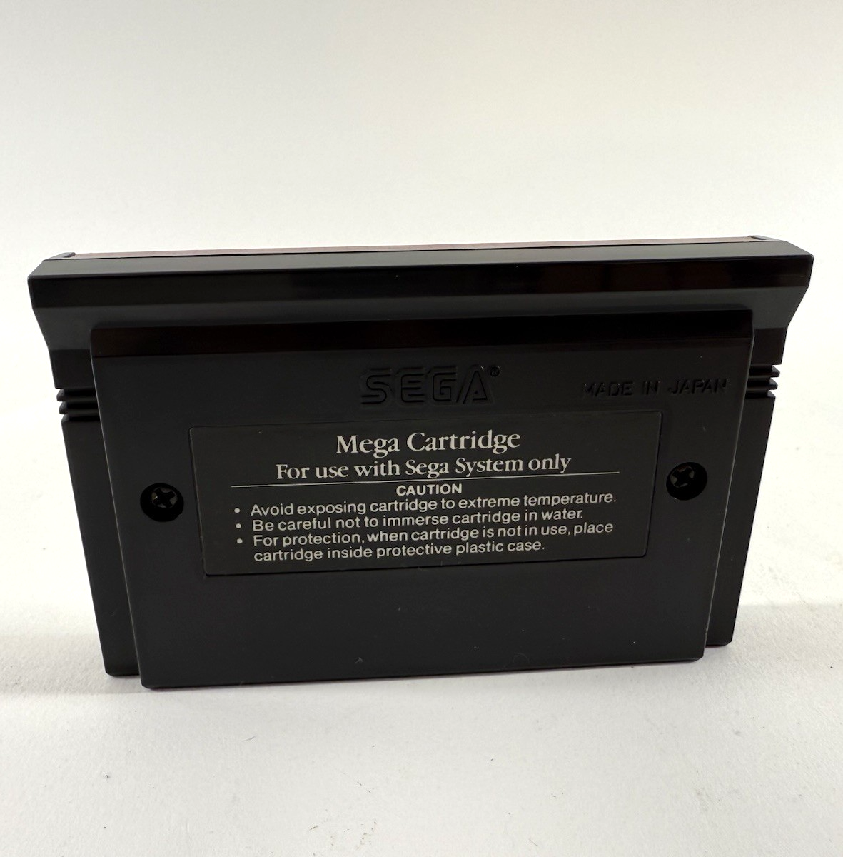 Zaxxon 3-D (Sega Master System, 1988) Game, Case, and Poster - Tested