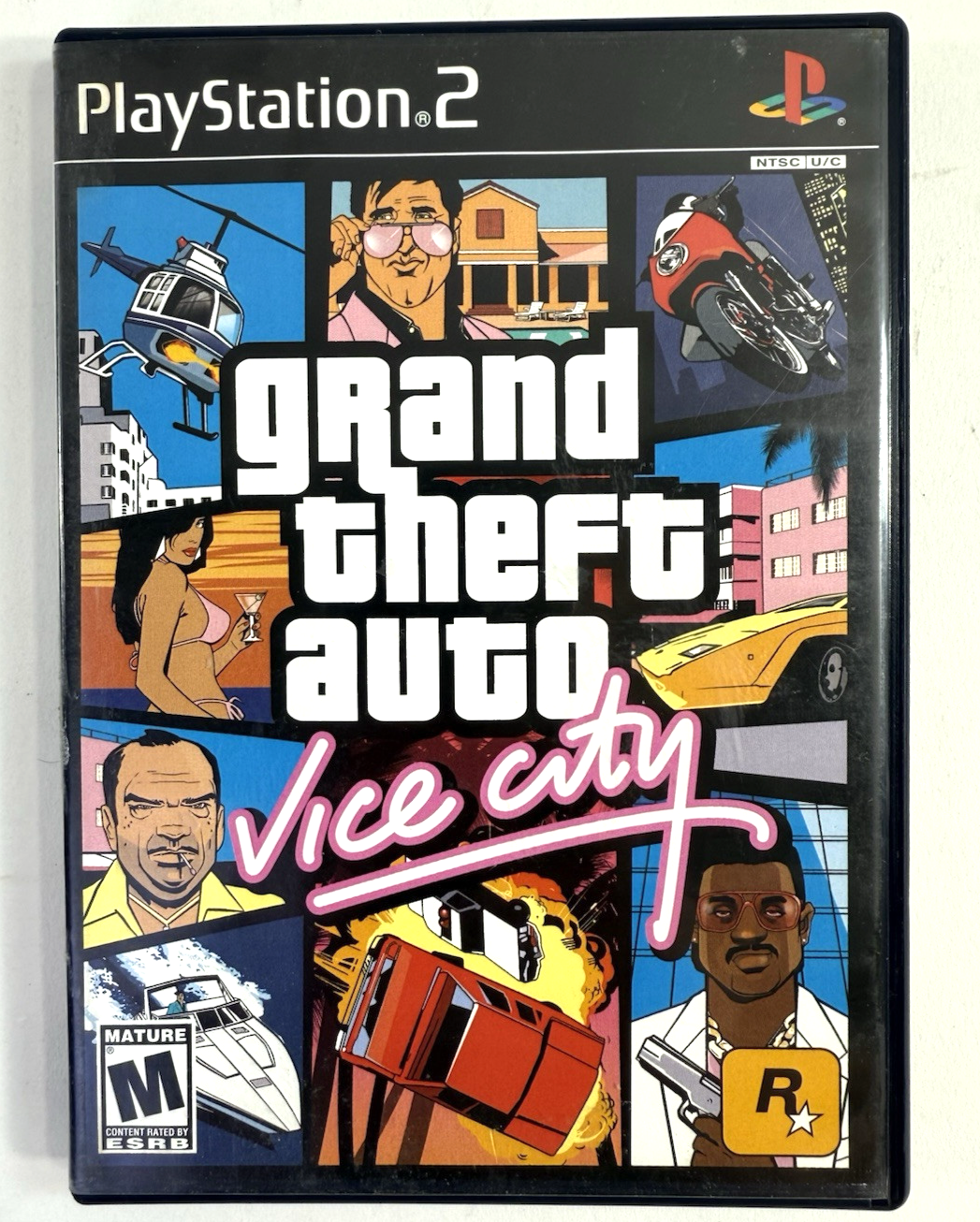 Grand Theft Auto: Vice City (PlayStation 2, 2002) Game Case Manual Poster - Read