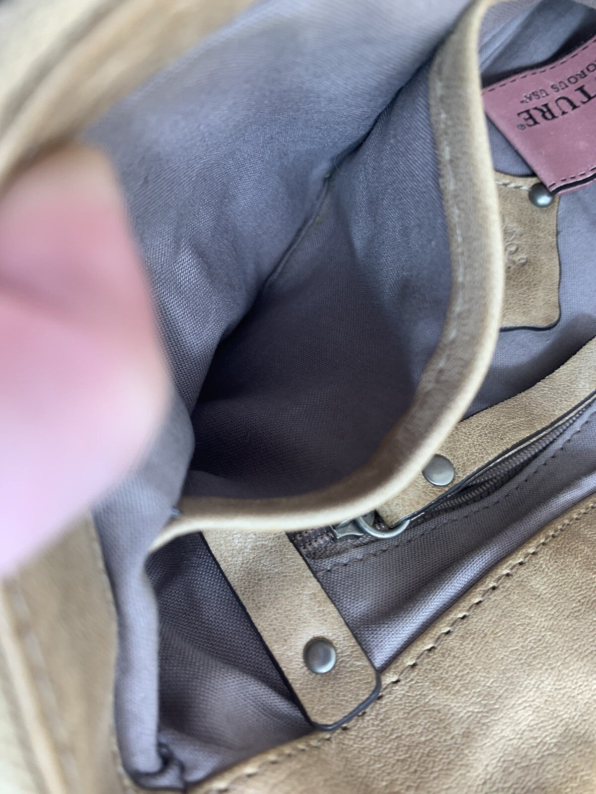 Juicy Couture Genuine Leather Tan Brown Clutch RN52002/CA16396