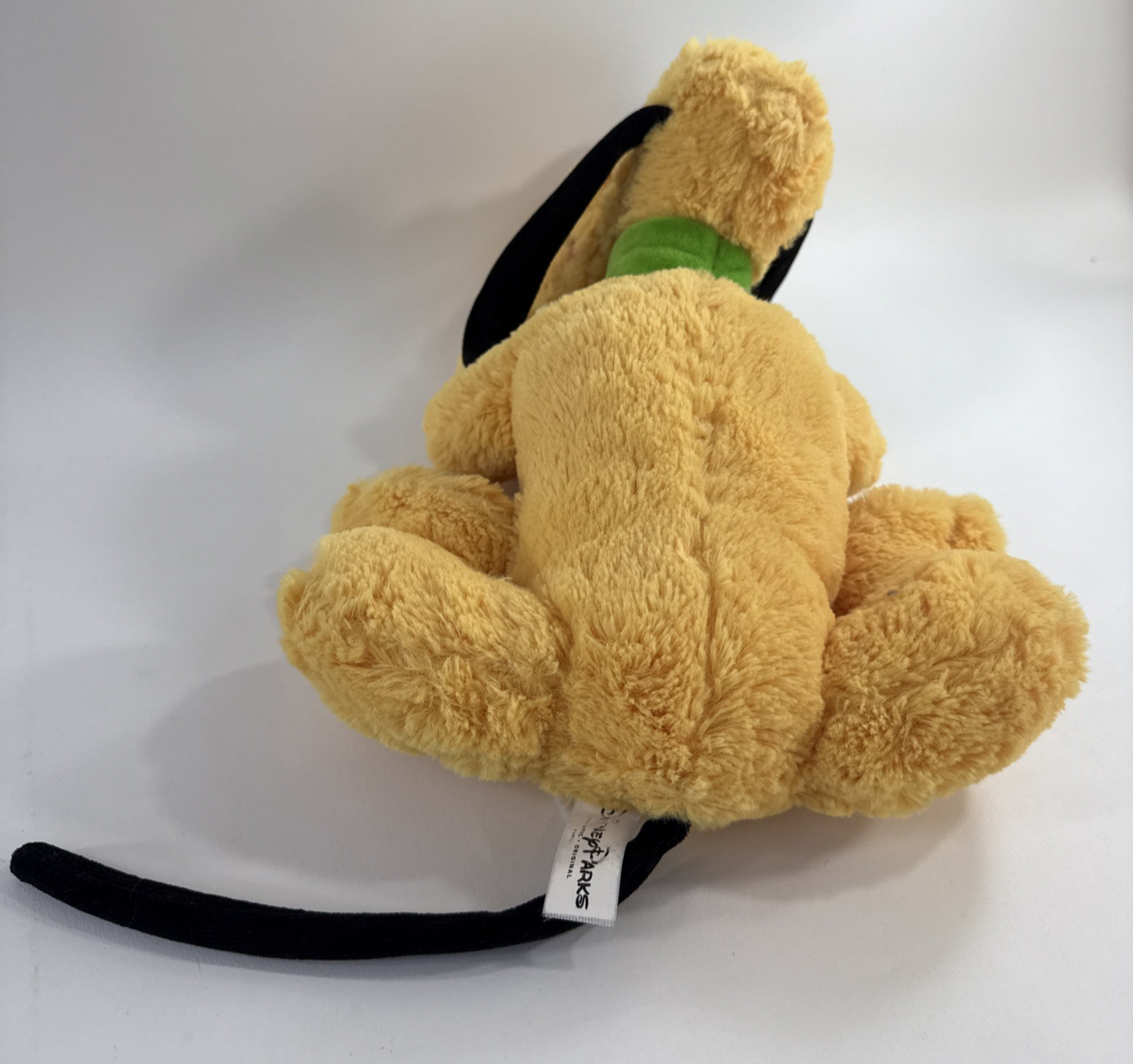 Disney Parks 20" Pluto Plush Laying Down Tongue Out