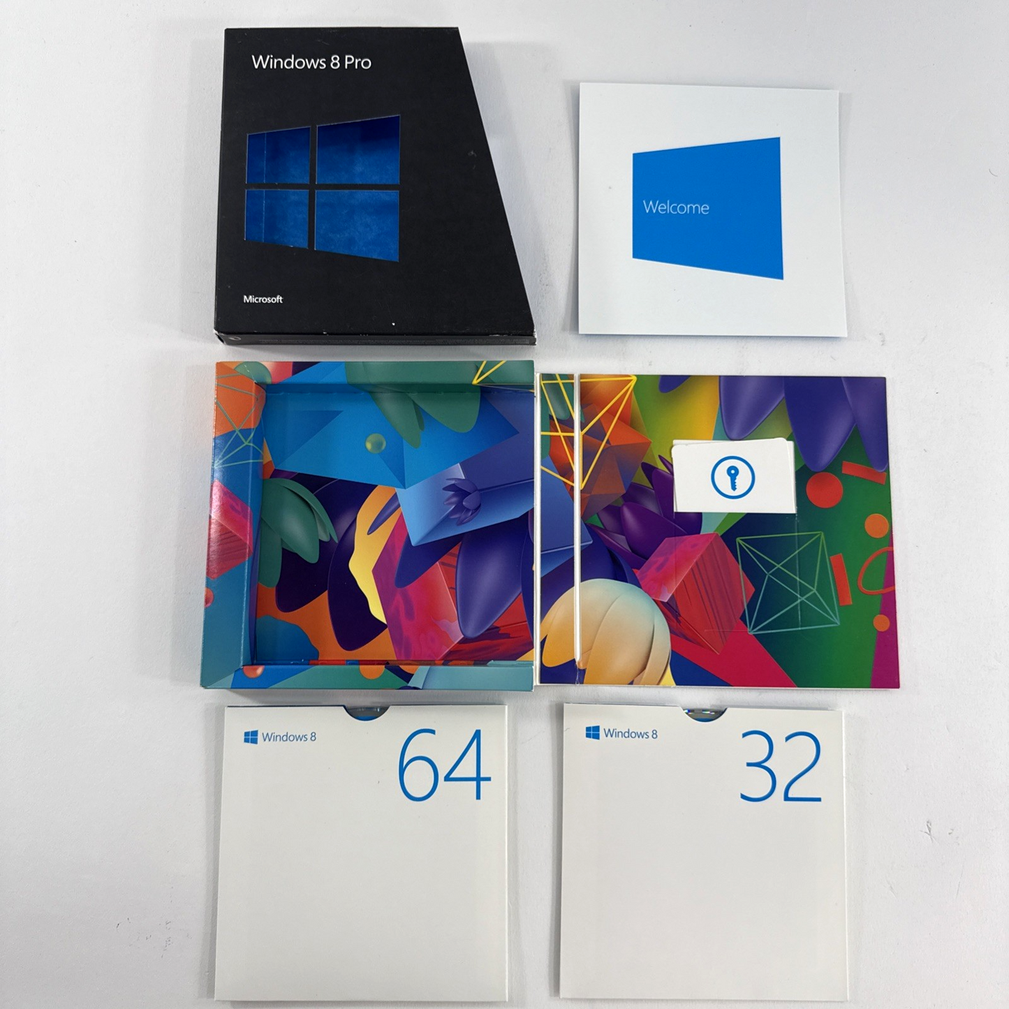 Microsoft 2012 Windows 8 Pro Upgrade for PC DVD - 34/64-bit Software only - Read