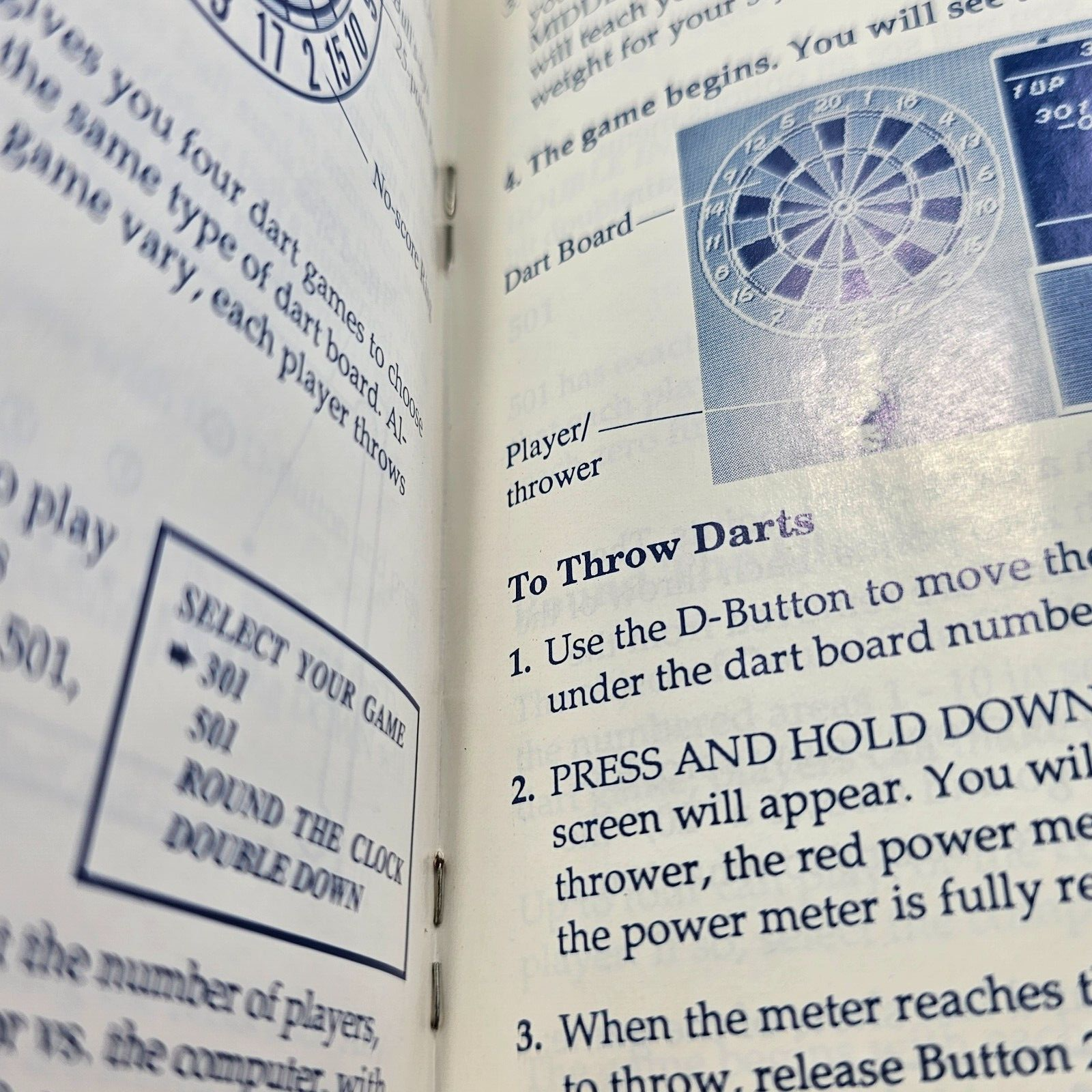 Parlour Games (Sega Master System, 1988) Game Case Manual - Tested and Working