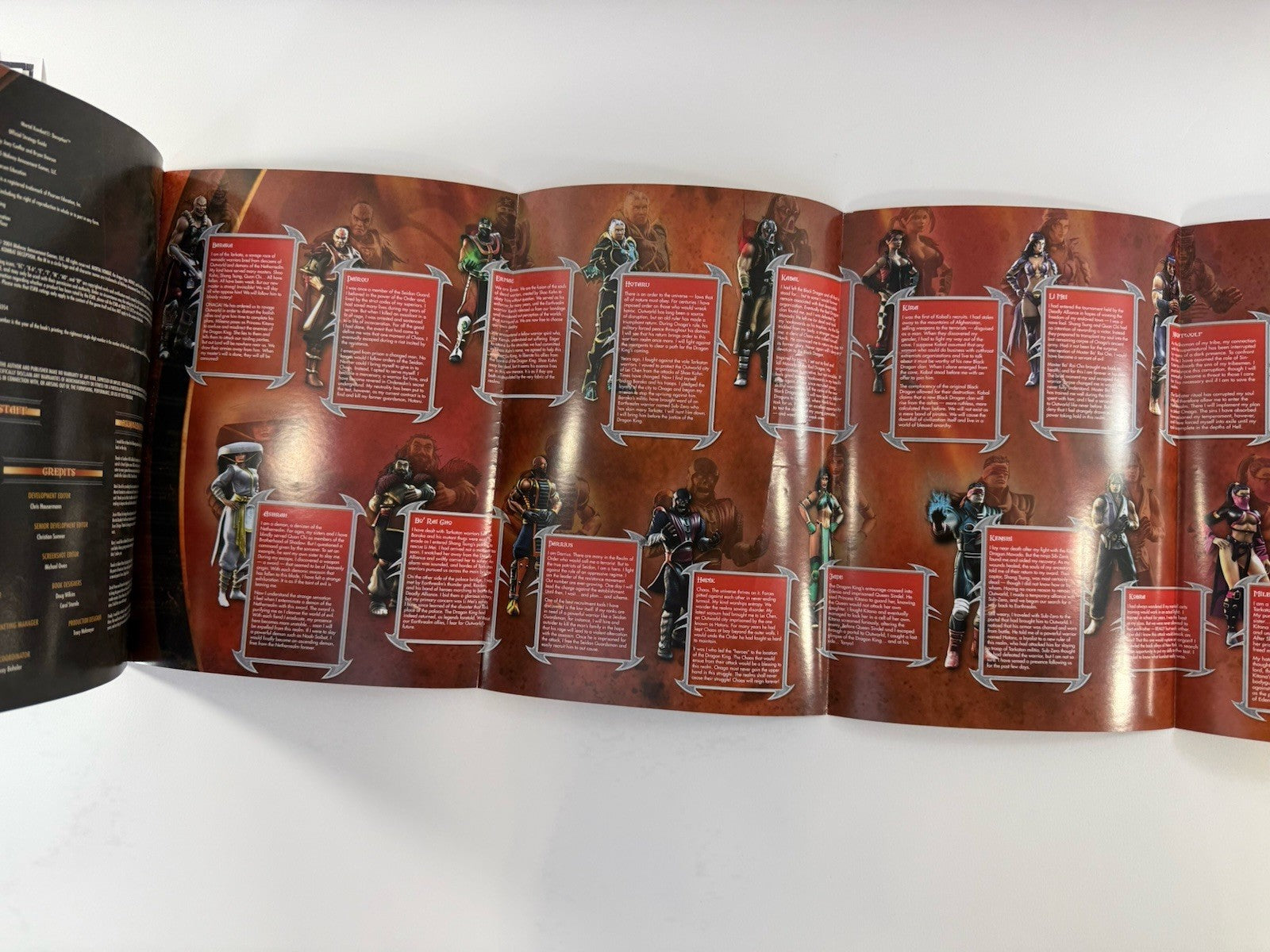 Mortal Kombat Deception Strategy Guide (Paperback, 2004) with Poster Brady Games