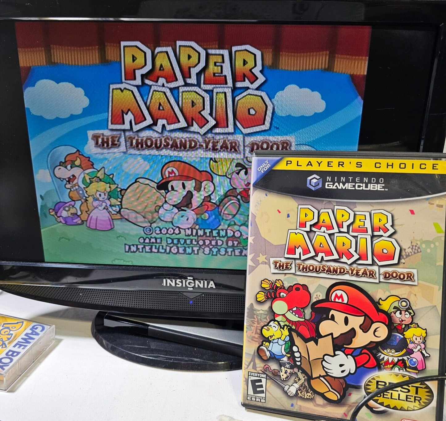 Paper Mario: The Thousand-Year Door (GameCube, 2004) Game Case Inserts - Tested