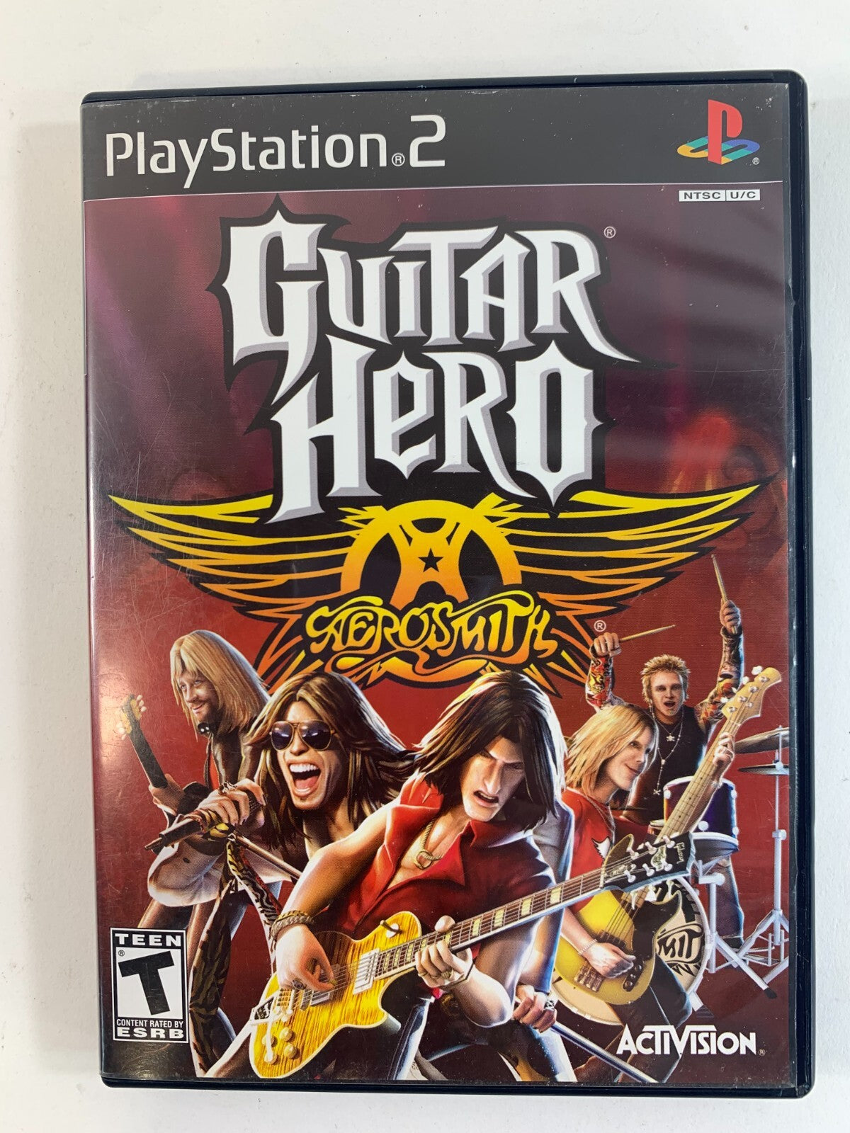 Guitar Hero: Aerosmith (Sony PlayStation 2, 2008) Game Case Manual Tour Book