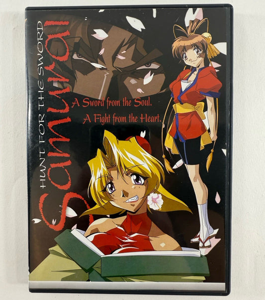 Samurai: Hunt for the Sword (DVD, 2001) Anime Works - Tested and Working