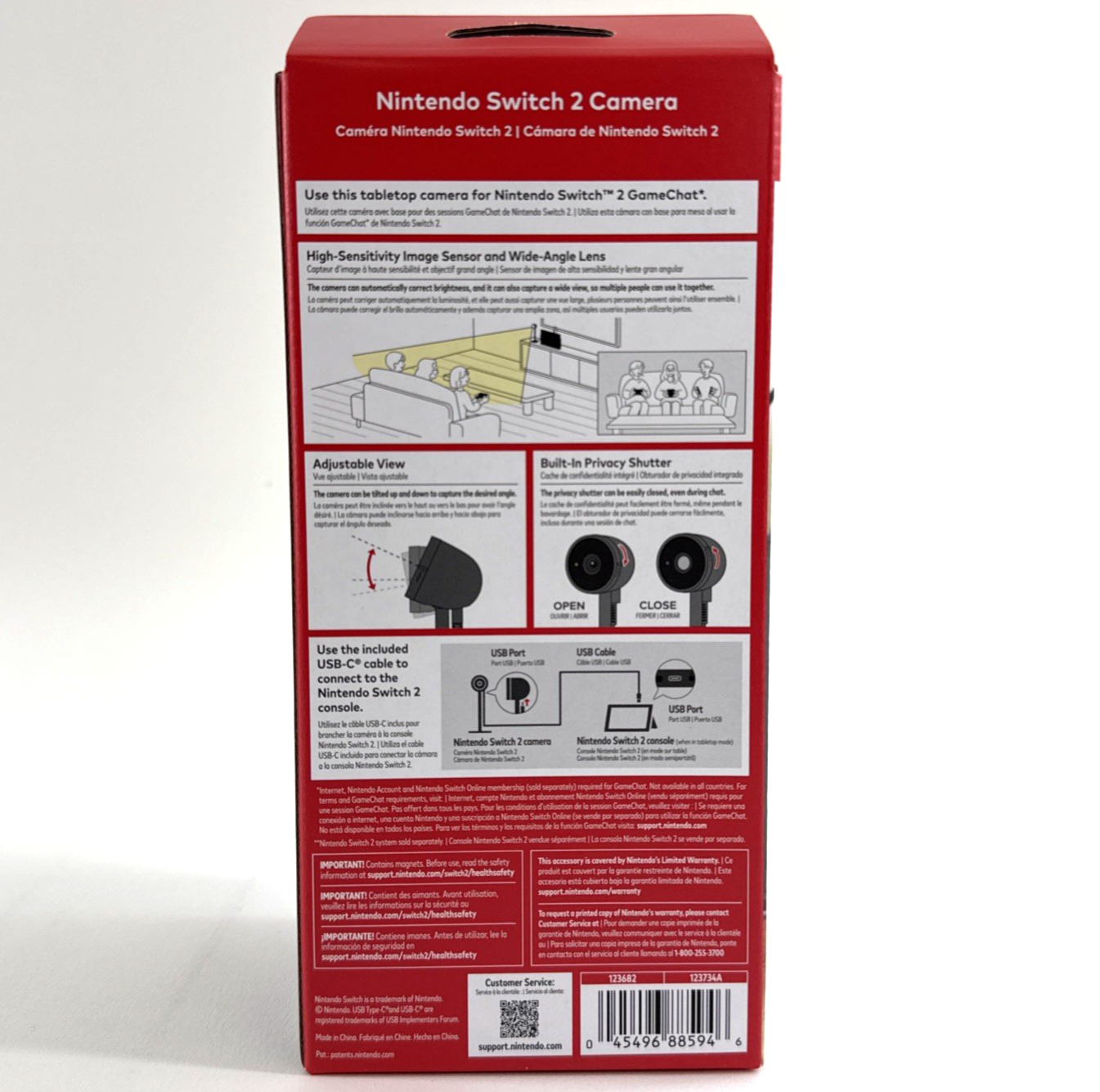 Nintendo Switch 2 Camera - USB-C Accessory  - New, Factory Sealed