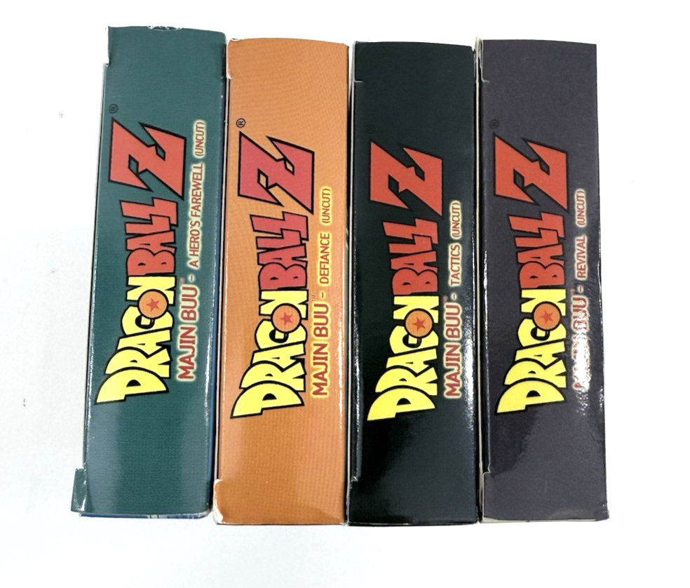 Dragon Ball Z - Majin Buu Saga (VHS Set, Uncut) - Tested and Working