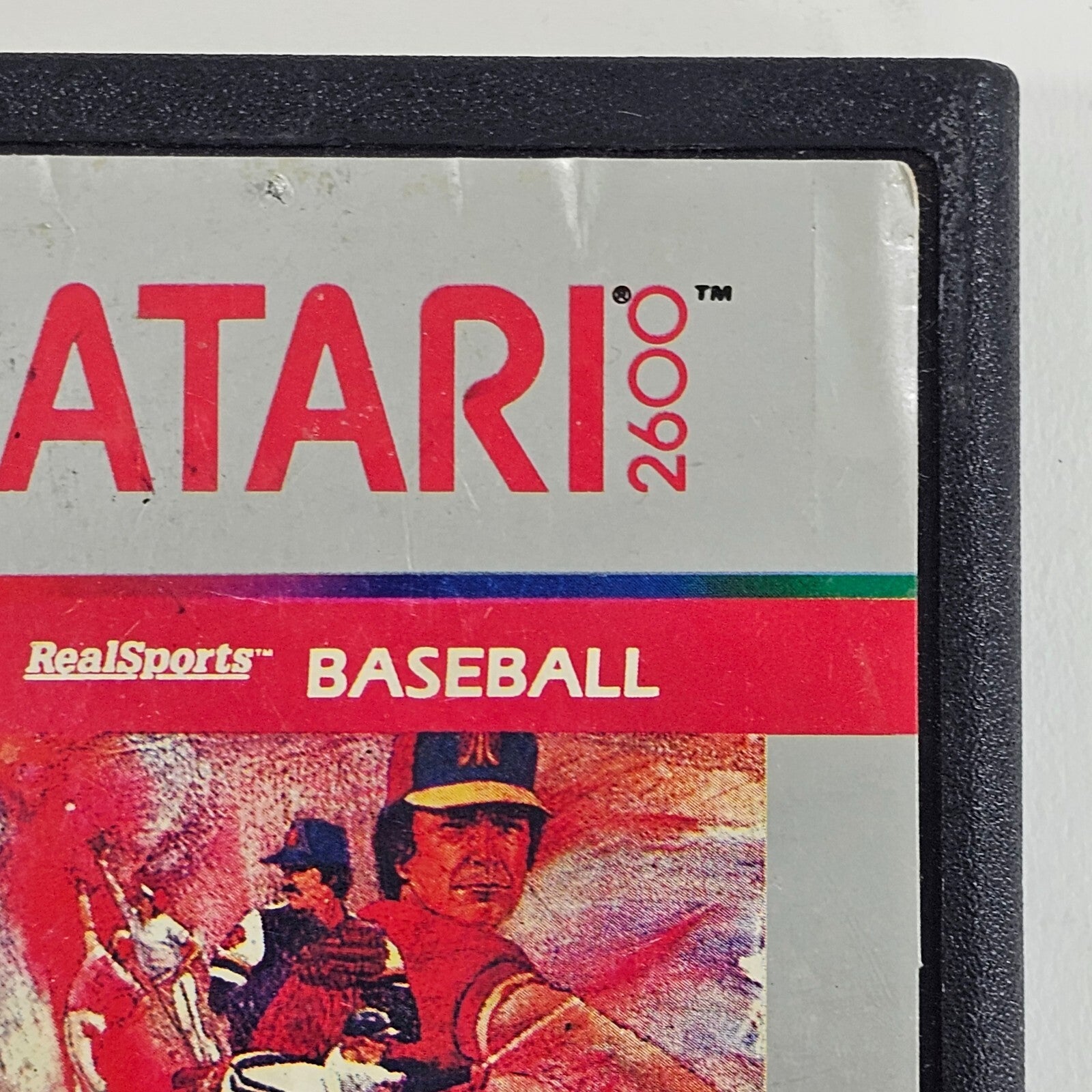 RealSports Baseball (Atari 2600, 1987) Game Cartridge - Tested and Working