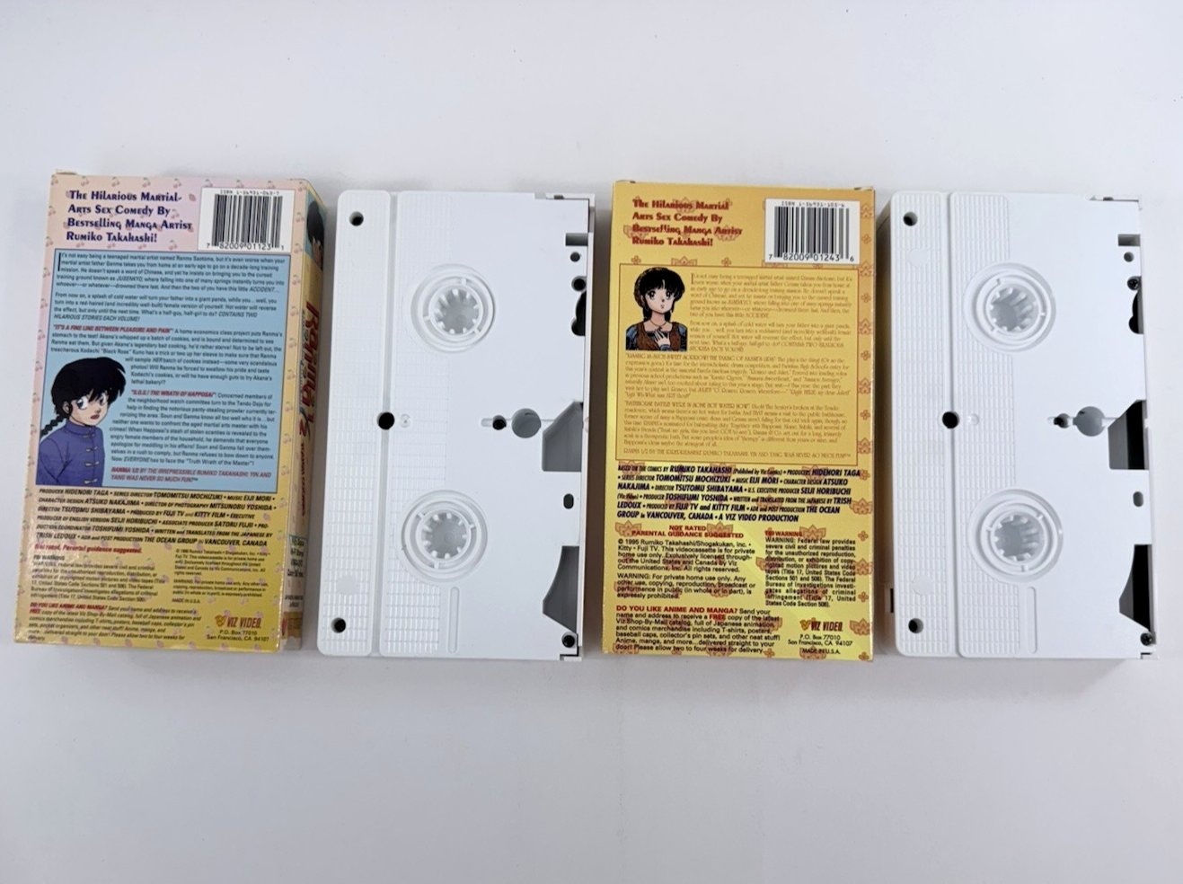 Viz Video Ranma 1/2 Anything-Goes Martial Arts Box Set (VHS, 1996, Dub) - No CD
