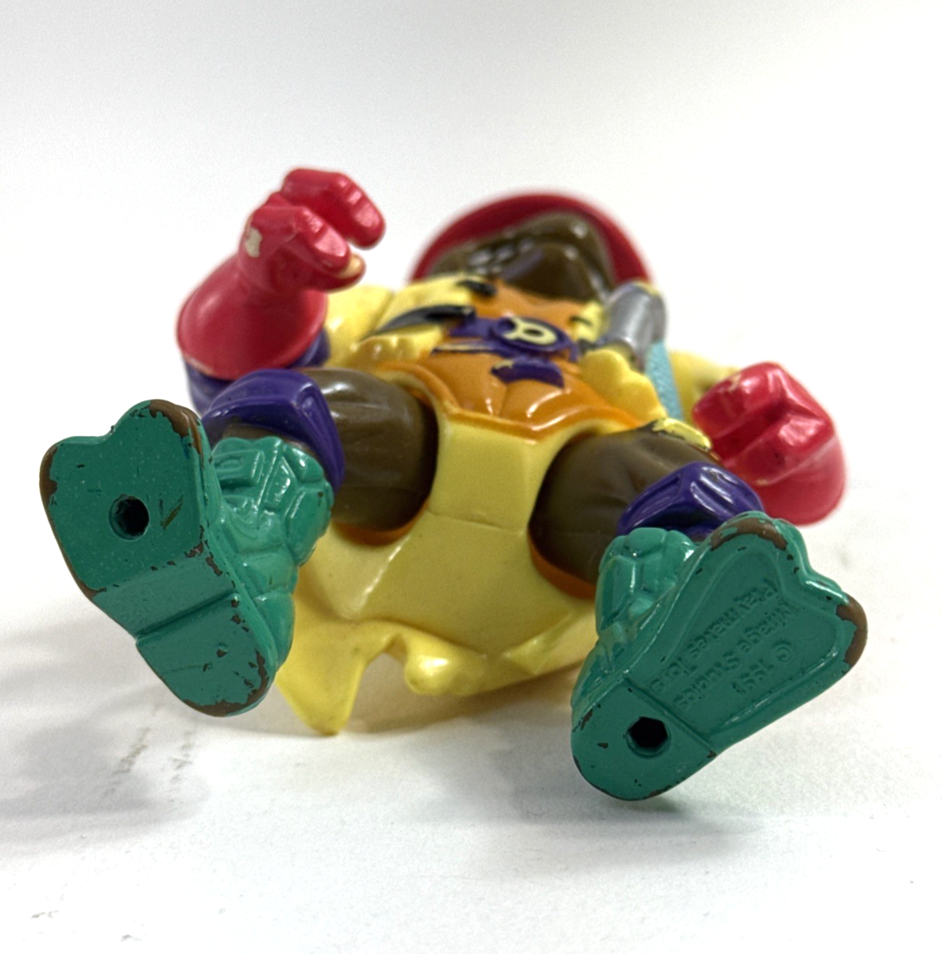 Playmates 1991 Teenage Mutant Ninja Turtles Hose Em Down Don with Hose