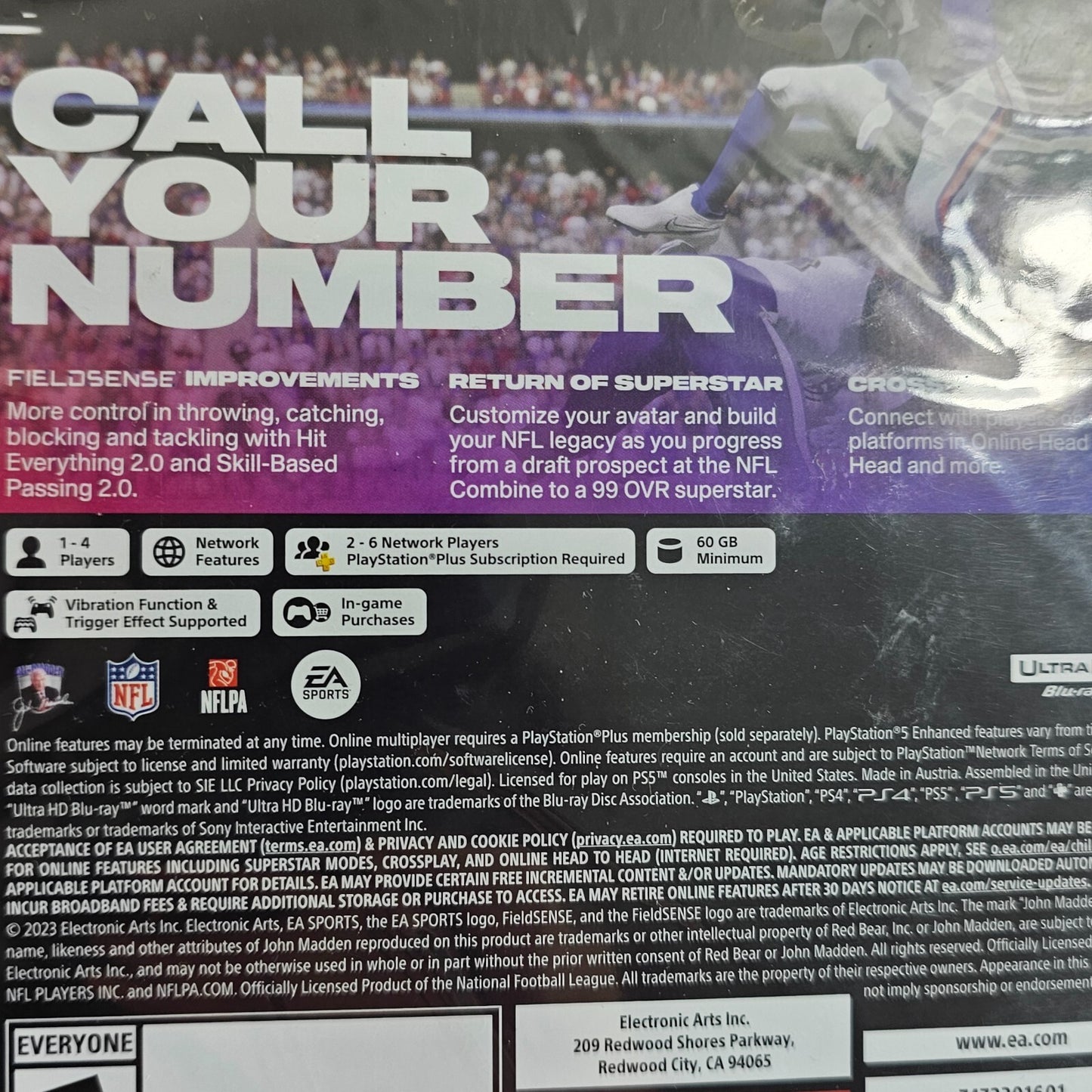 Madden NFL 24 (Sony PlayStation 5, 2023) New, Factory Sealed - Read