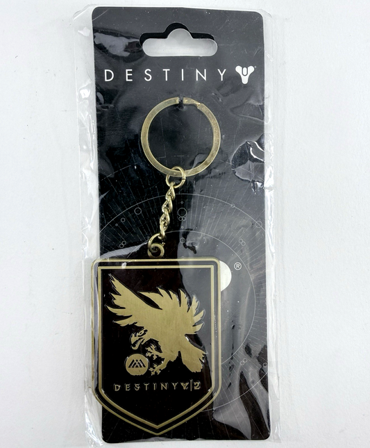 Bungie 2017 Destiny 2 Warlock Class Crest Metal Keychain - New, Factory Sealed