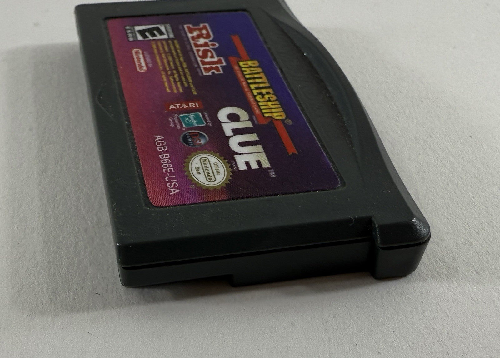 Battleship Risk Clue (GameBoy Advance, 2005) Game Cartridge - Tested