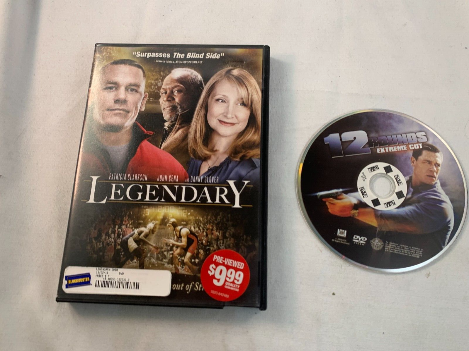 Legendary (DVD bundle) 12 Rounds John Cena films
