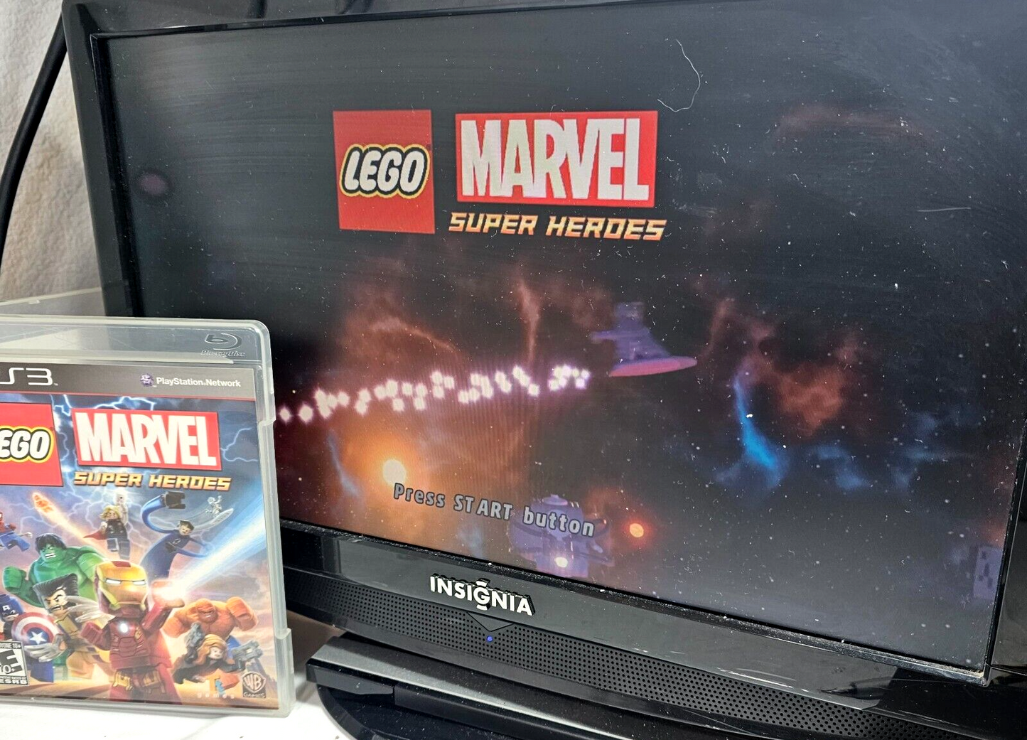 LEGO Marvel Super Heroes (PlayStation 3, 2013) Game Case Manual - Tested