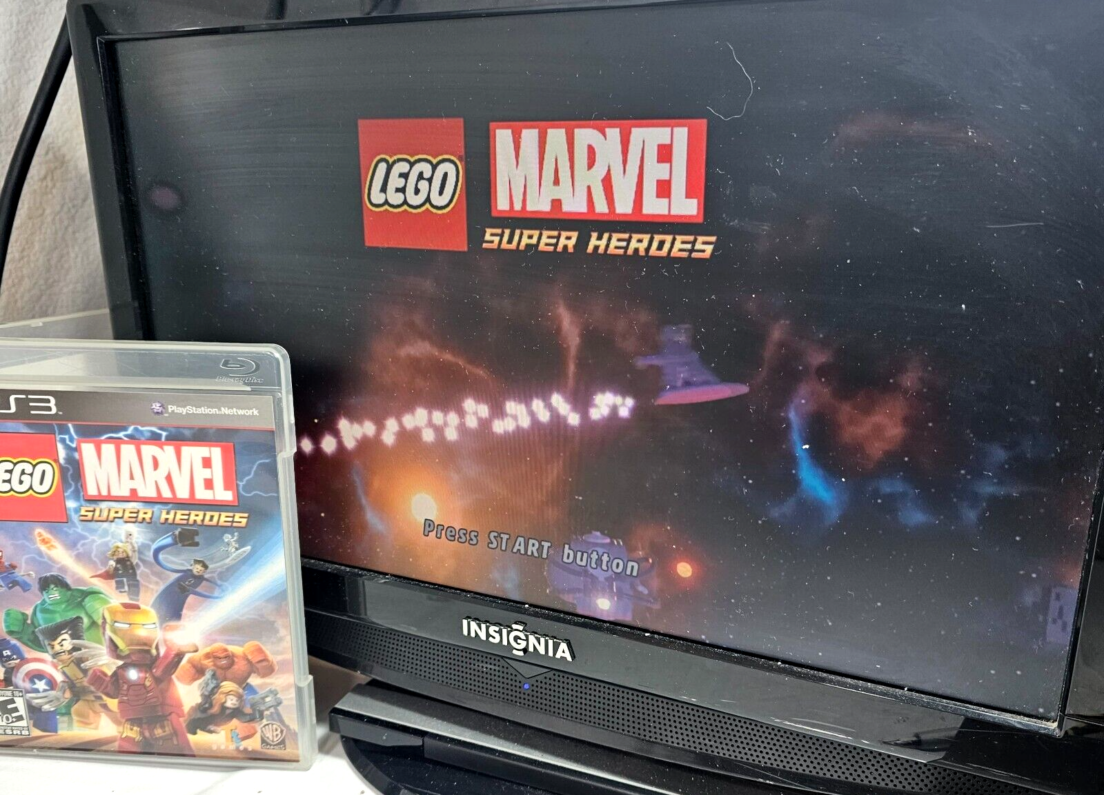 LEGO Marvel Super Heroes (PlayStation 3, 2013) Game Case Manual - Tested