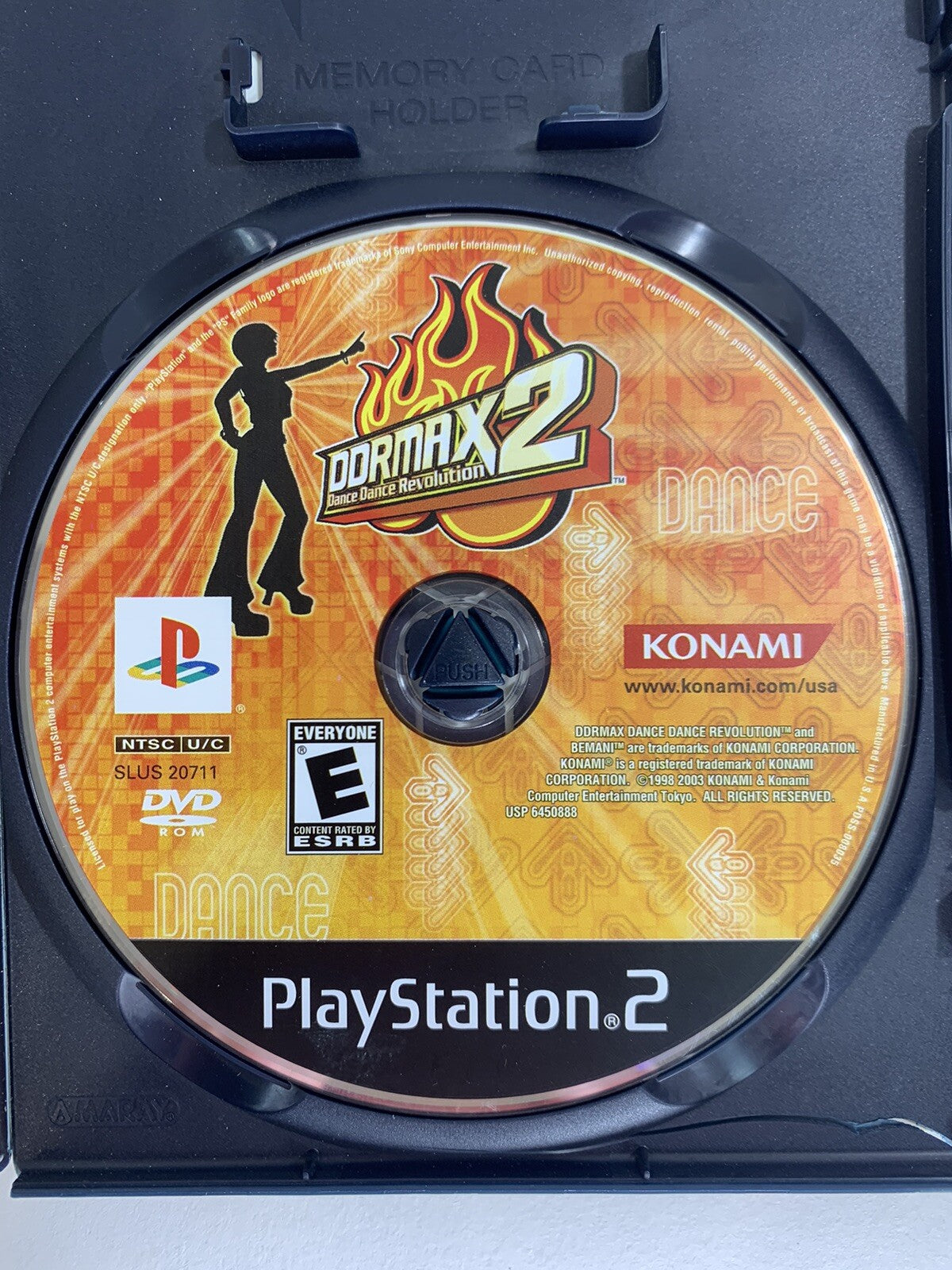DDRMAX2: Dance Dance Revolution (Sony PlayStation 2, 2003) Game Case Manual