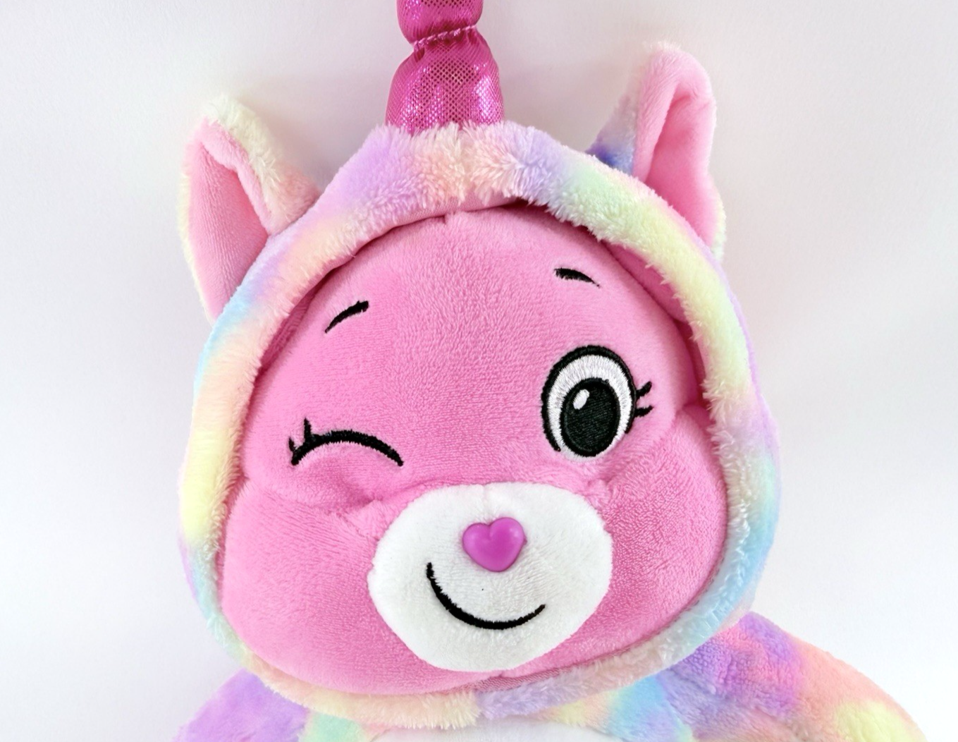 Big Fun 2021 Care Bears Hoodie Friends 12” Cheer Bear Unicorn Plush