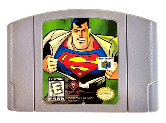 Superman (Nintendo 64, 1999) Game Cartridge - Tested and Working