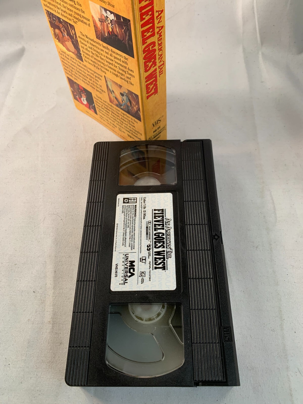 American Tail, An - Fievel Goes West (VHS, 1992)