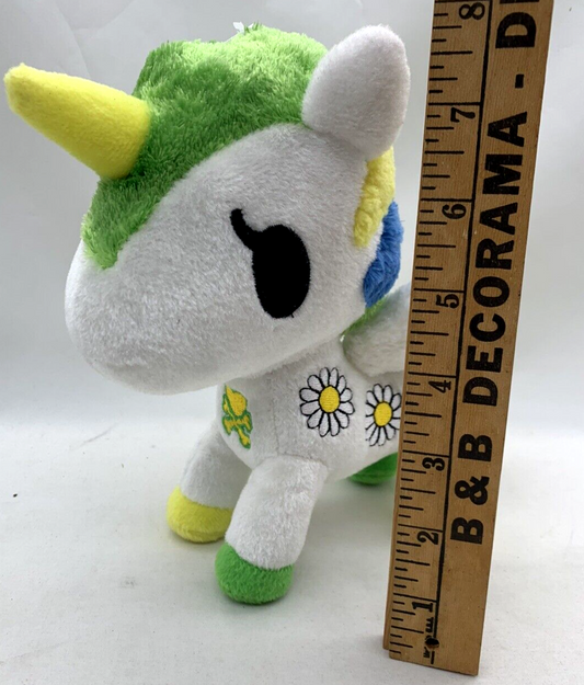 Tokidoki 2014 Series 3 8" Margherita Unicorno Plush with Flowers and Skull