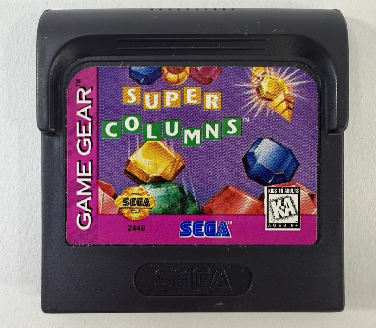 Super Columns (Sega Game Gear, 1995) Game Cartridge - Tested