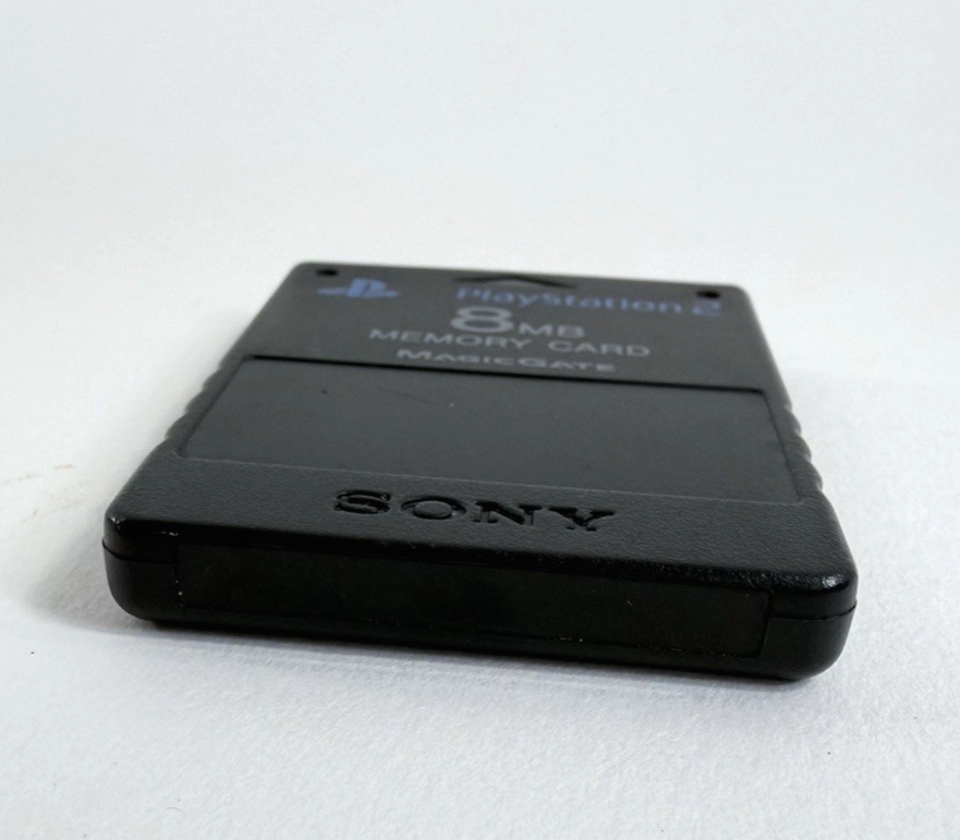 PlayStation 2 SCPH-10020 Original Black Memory Card - Tested and Working