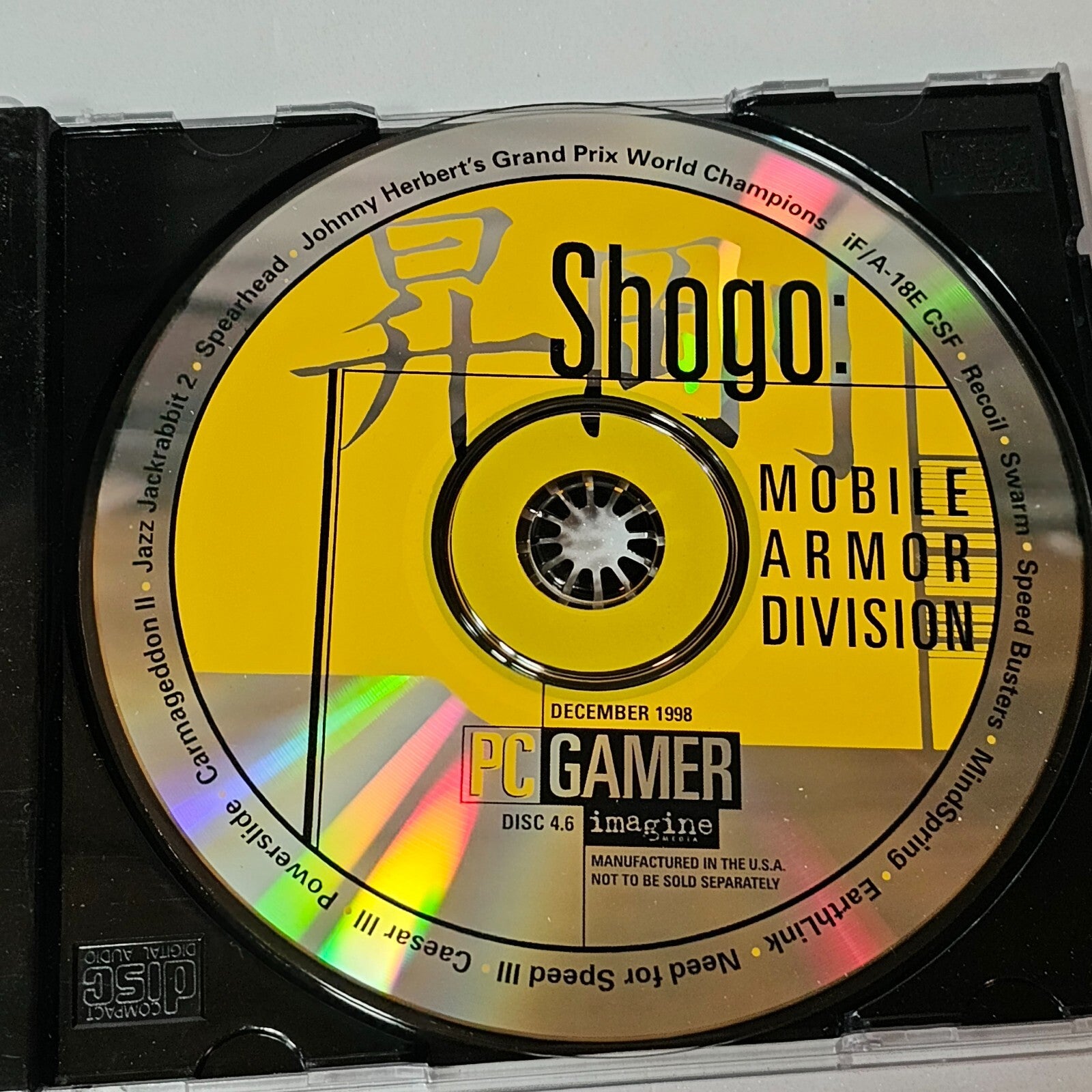 PC Gamer Demo Disc 4.6 - December 1998 Shogo Need for Speed + more