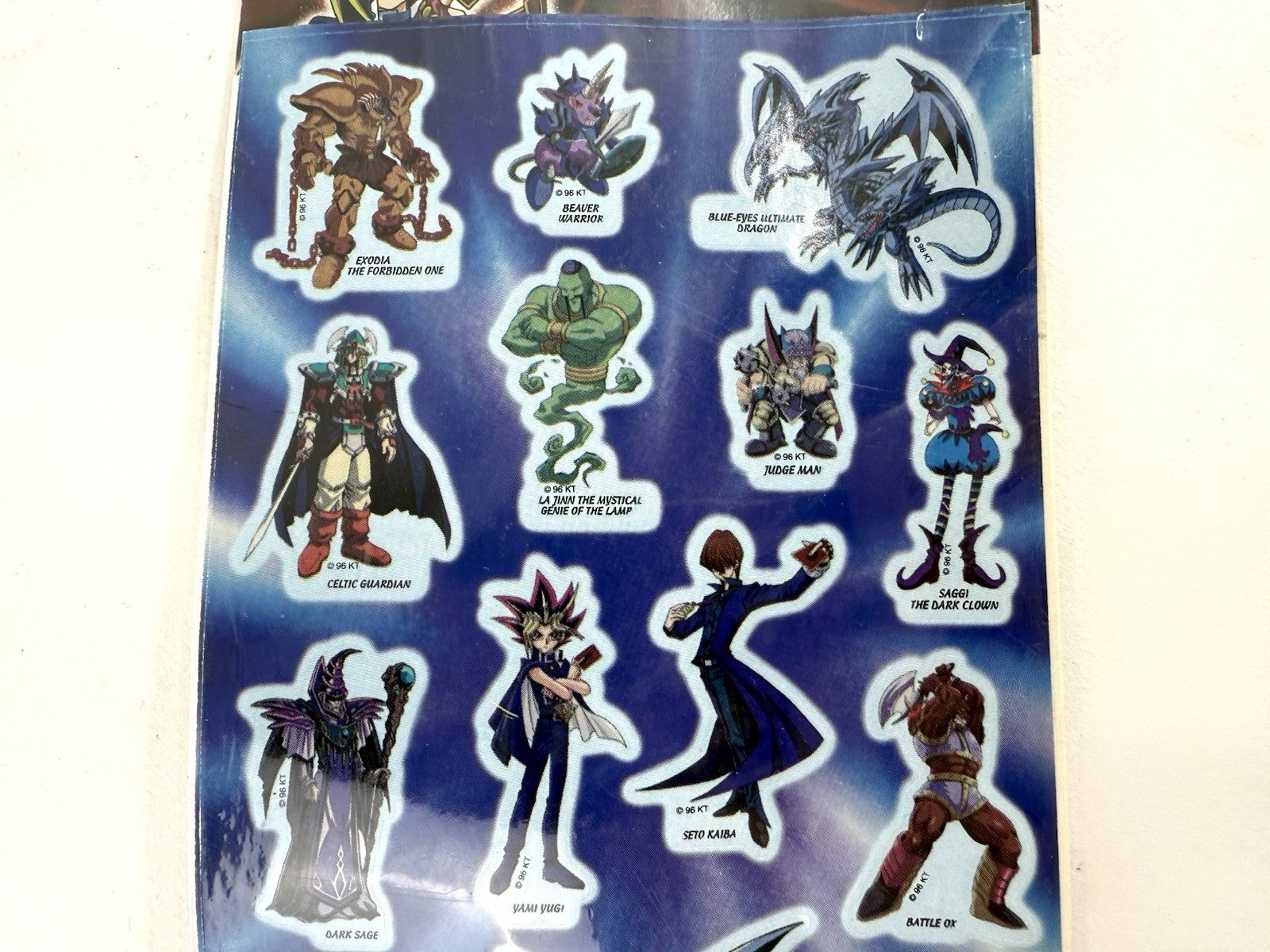 Sandy Lion 1996 Yu-Gi-Oh! Anime Stickers Series #1 - New/Sealed