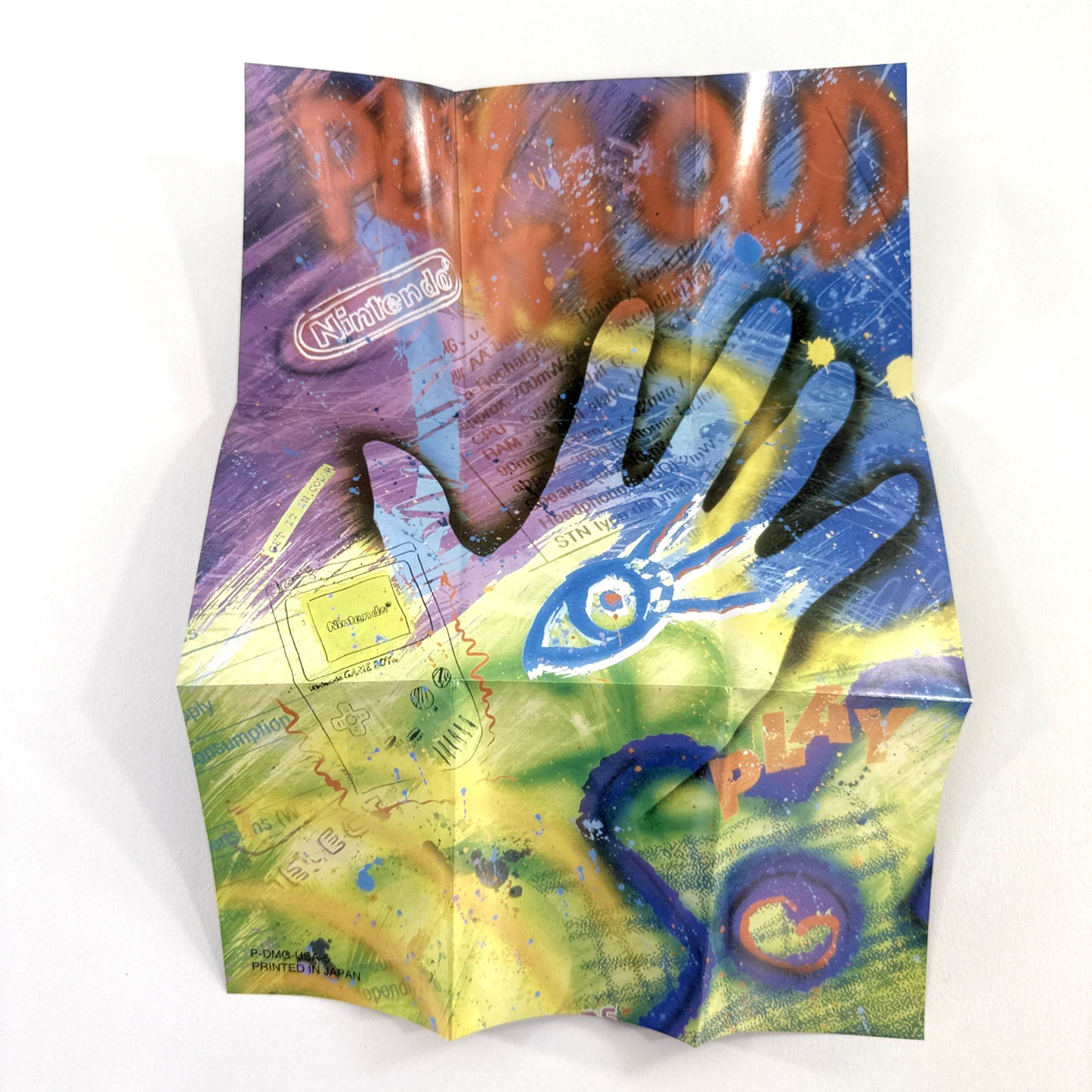 Tennis (Nintendo Gameboy, 1989) Game Box Manual Inserts - Tested and Working