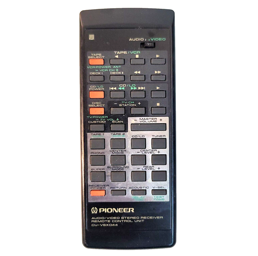 Pioneer CU-VSX044 Audio/Video Stereo Receiver Remote Tested Working OEM Original