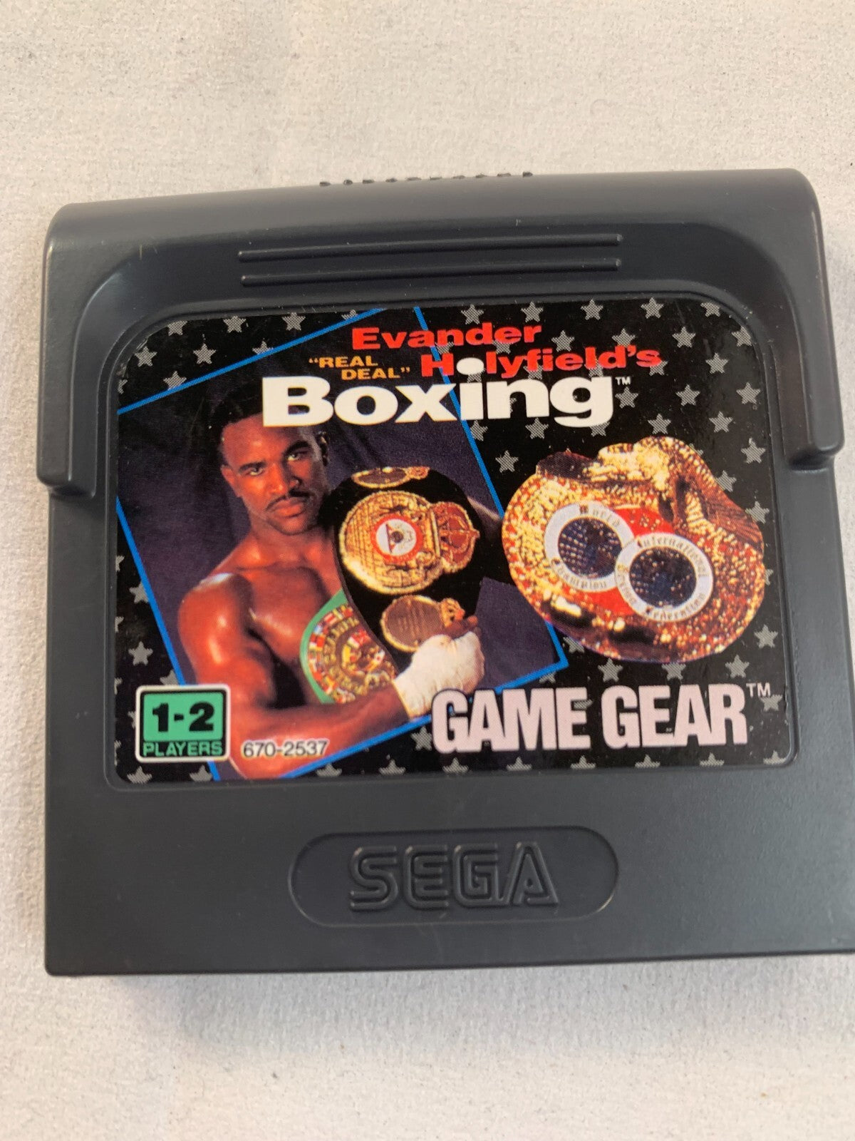 Evander Holyfield's "Real Deal" Boxing (Sega Game Gear, 1992) Game Only