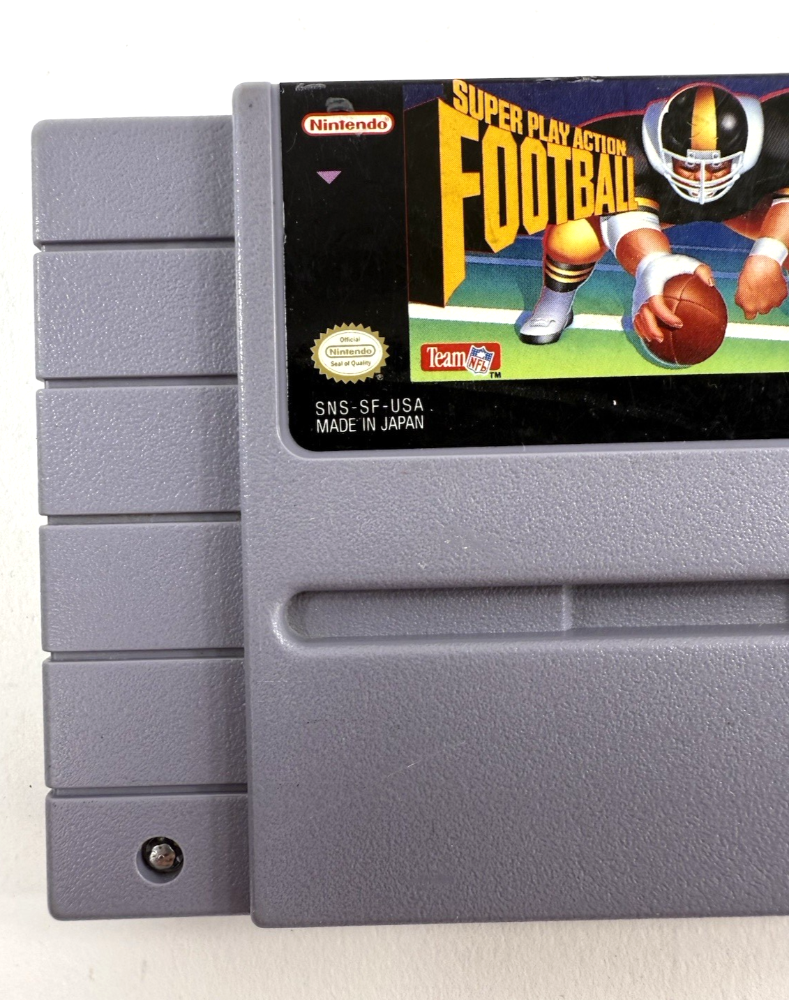Super Play Action Football (Super Nintendo SNES, 1992) Game Cartridge - Tested